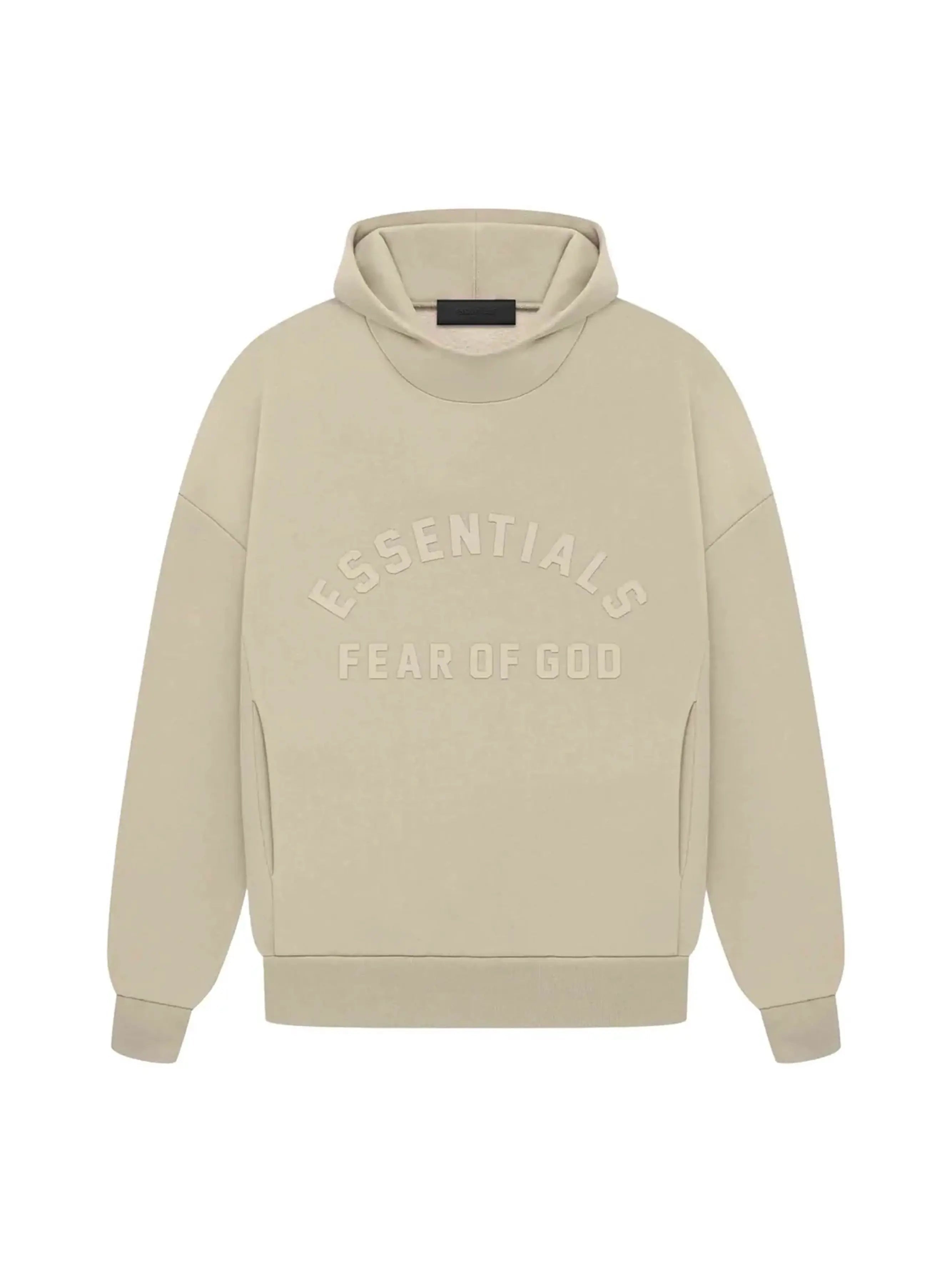Image of Fear of God Essentials Hoodie Dusty Beige (SS23) in Auckland, New Zealand - Shop name