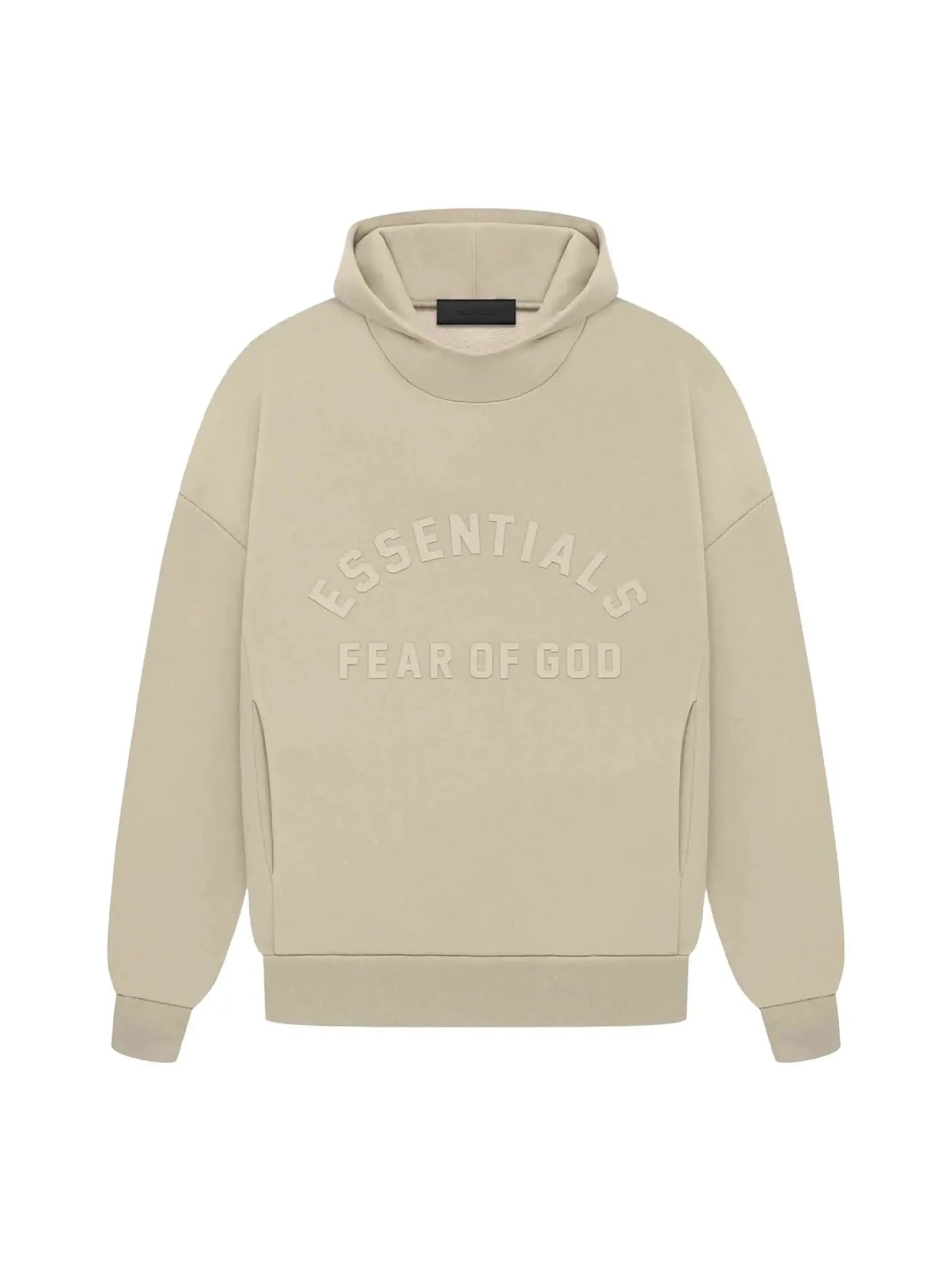 Fear of God Essentials Hoodie Dusty Beige (SS23) in Auckland, New Zealand - Shop name