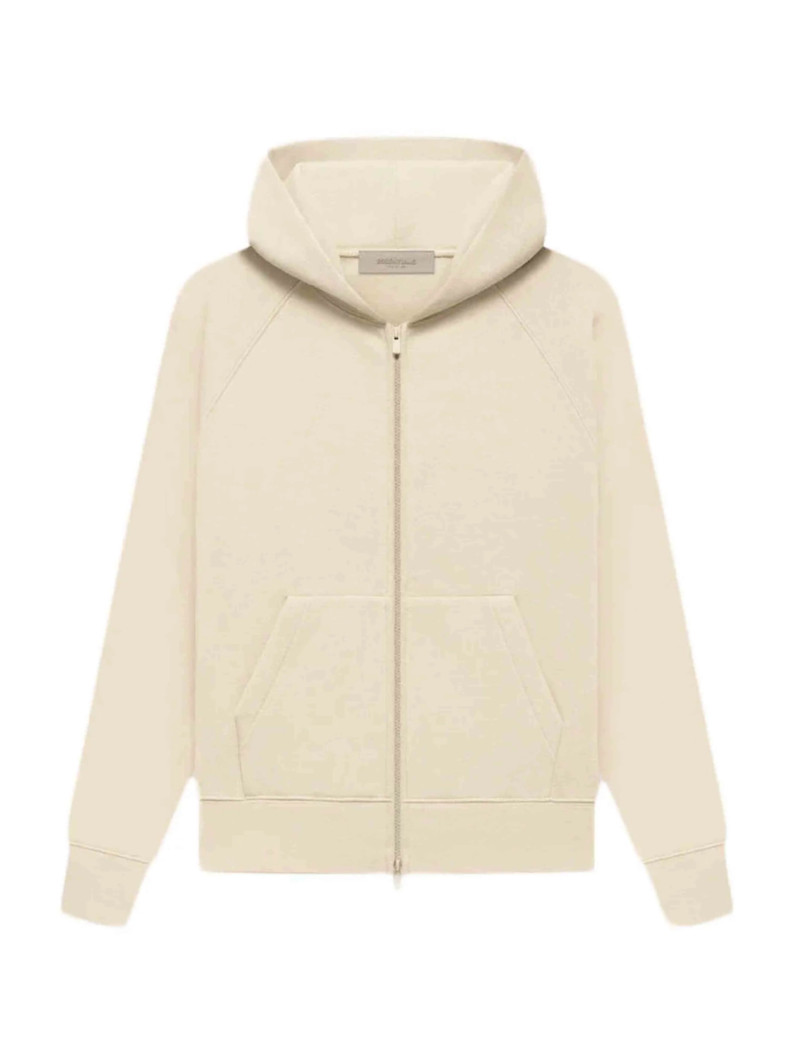 Image of Fear of God Essentials Kids Full-Zip Hoodie Egg Shell (FW22) Prior