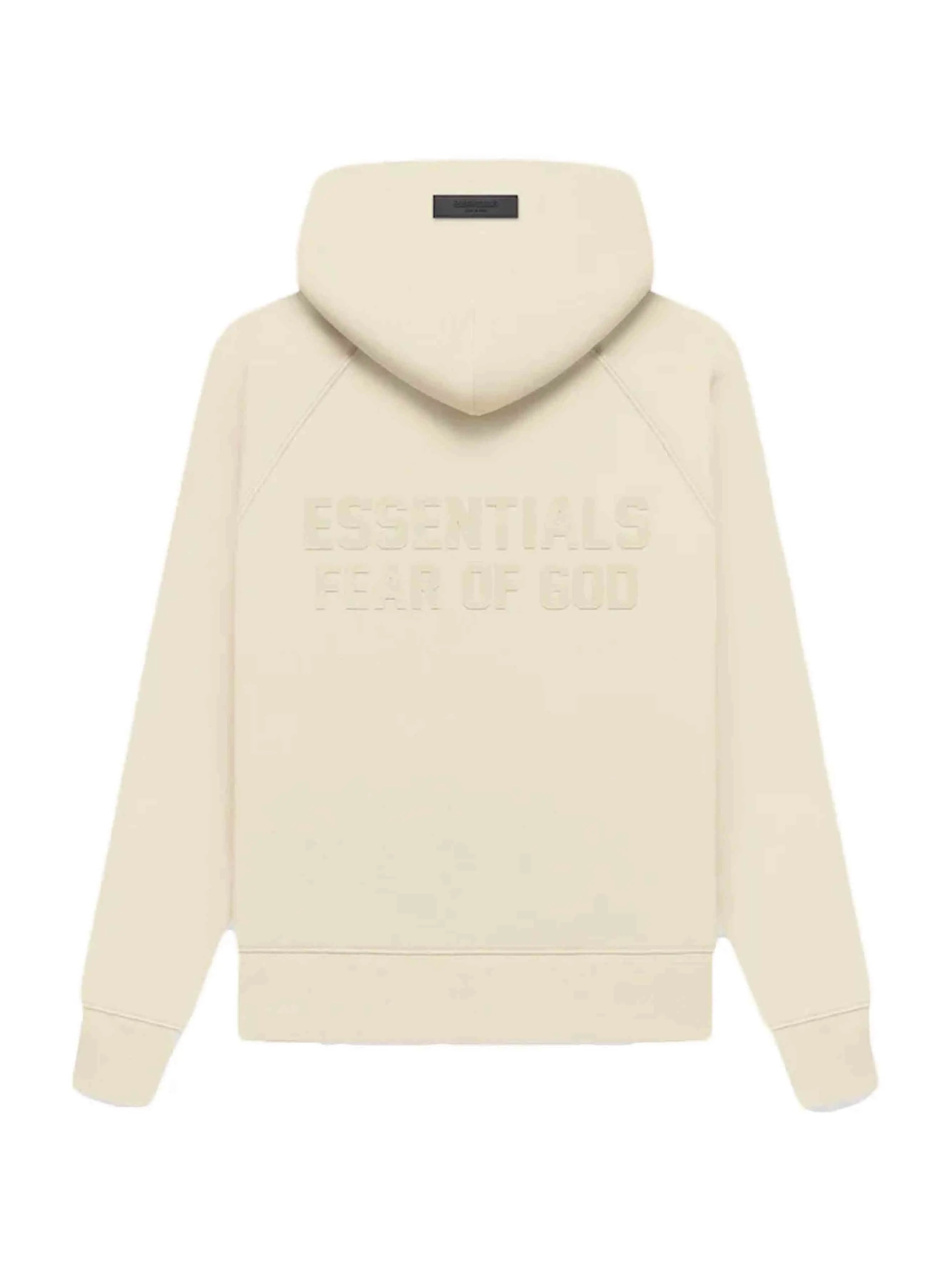 Image of Fear of God Essentials Kids Full-Zip Hoodie Egg Shell (FW22) Prior