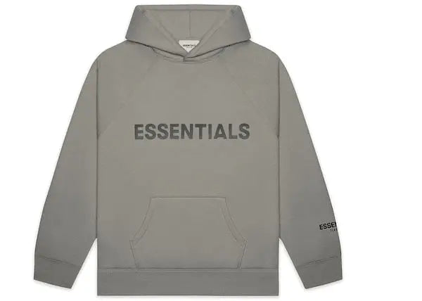 Image of Fear of God Essentials Pullover Hoodie Applique Logo Cement in Auckland, New Zealand - Shop name