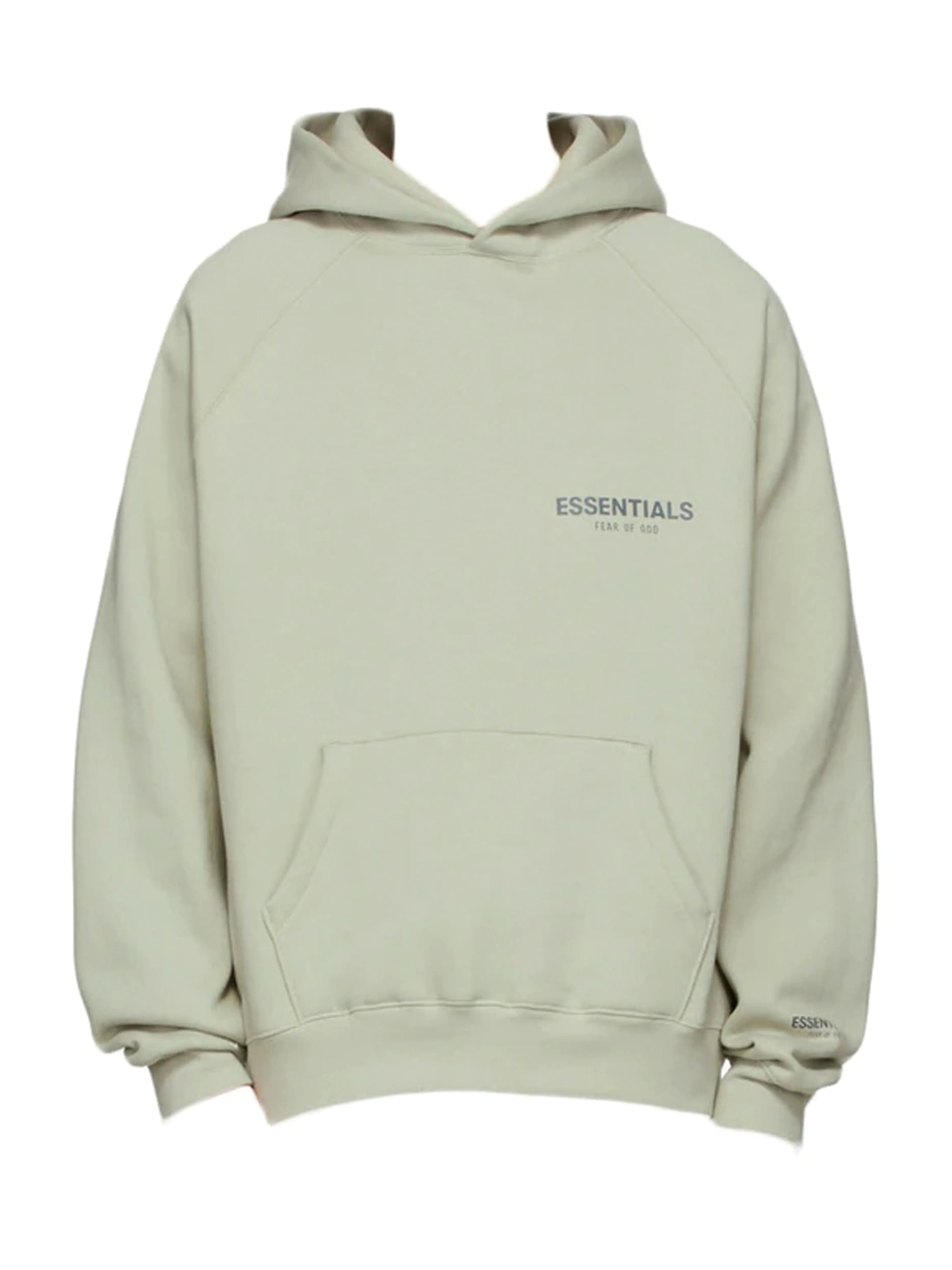 Image of Fear of God Essentials x SSENSE Exclusive Pullover Hoodie Concrete Prior