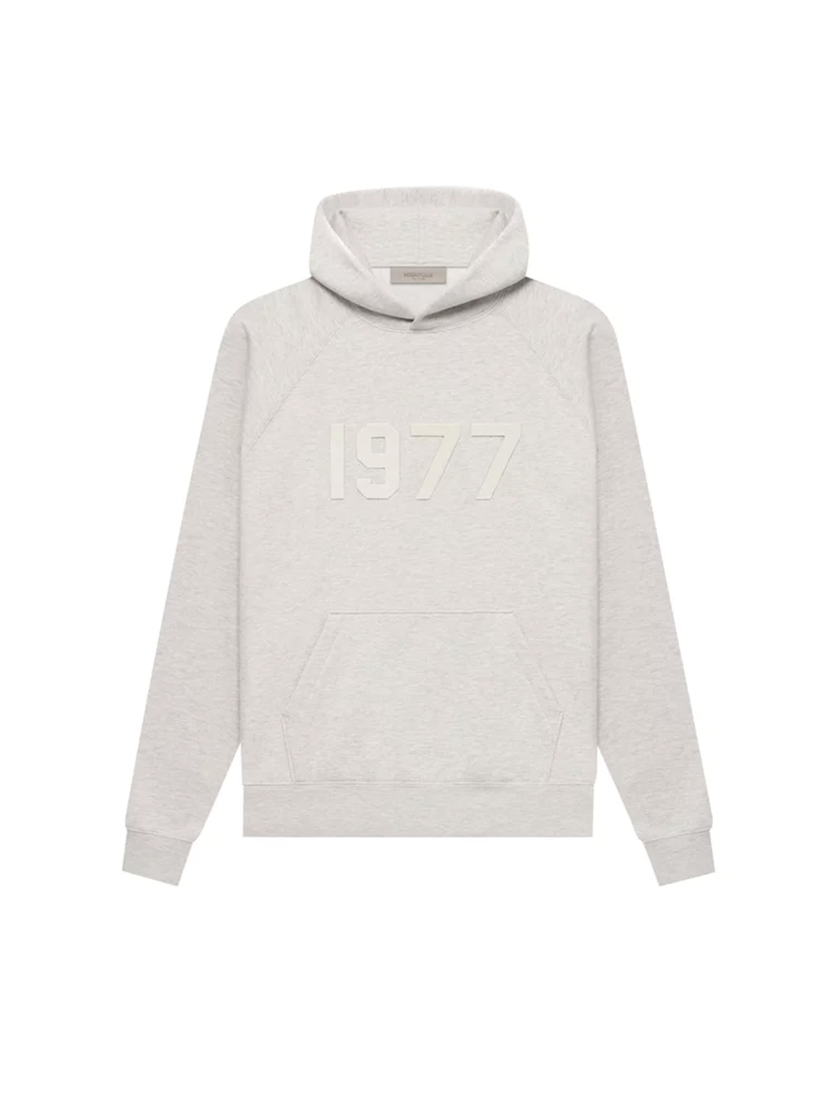 Image of Fear of God Essentials 1977 Hoodie Light Oatmeal - Prior