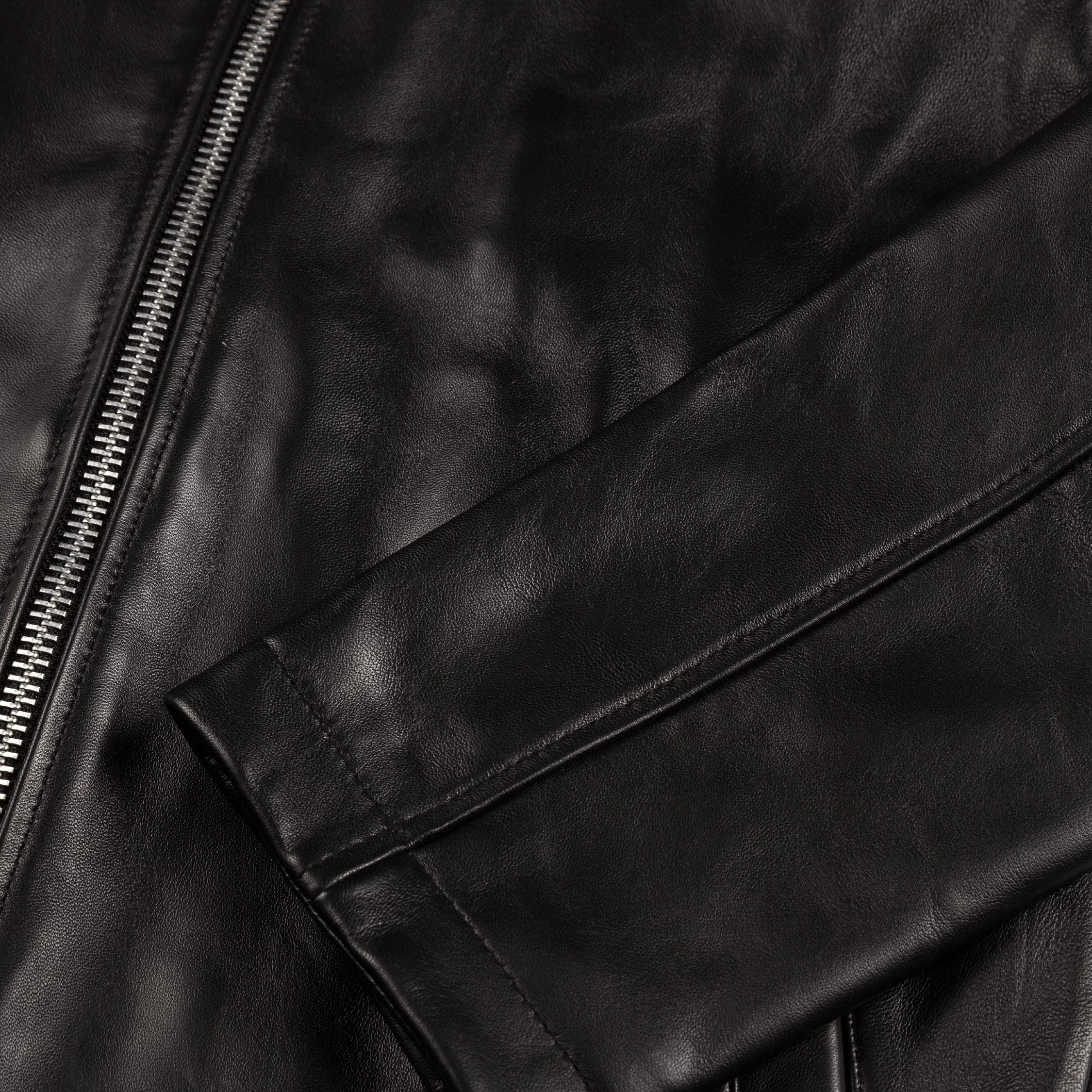 Image of Sunflower Short Leather Jacket