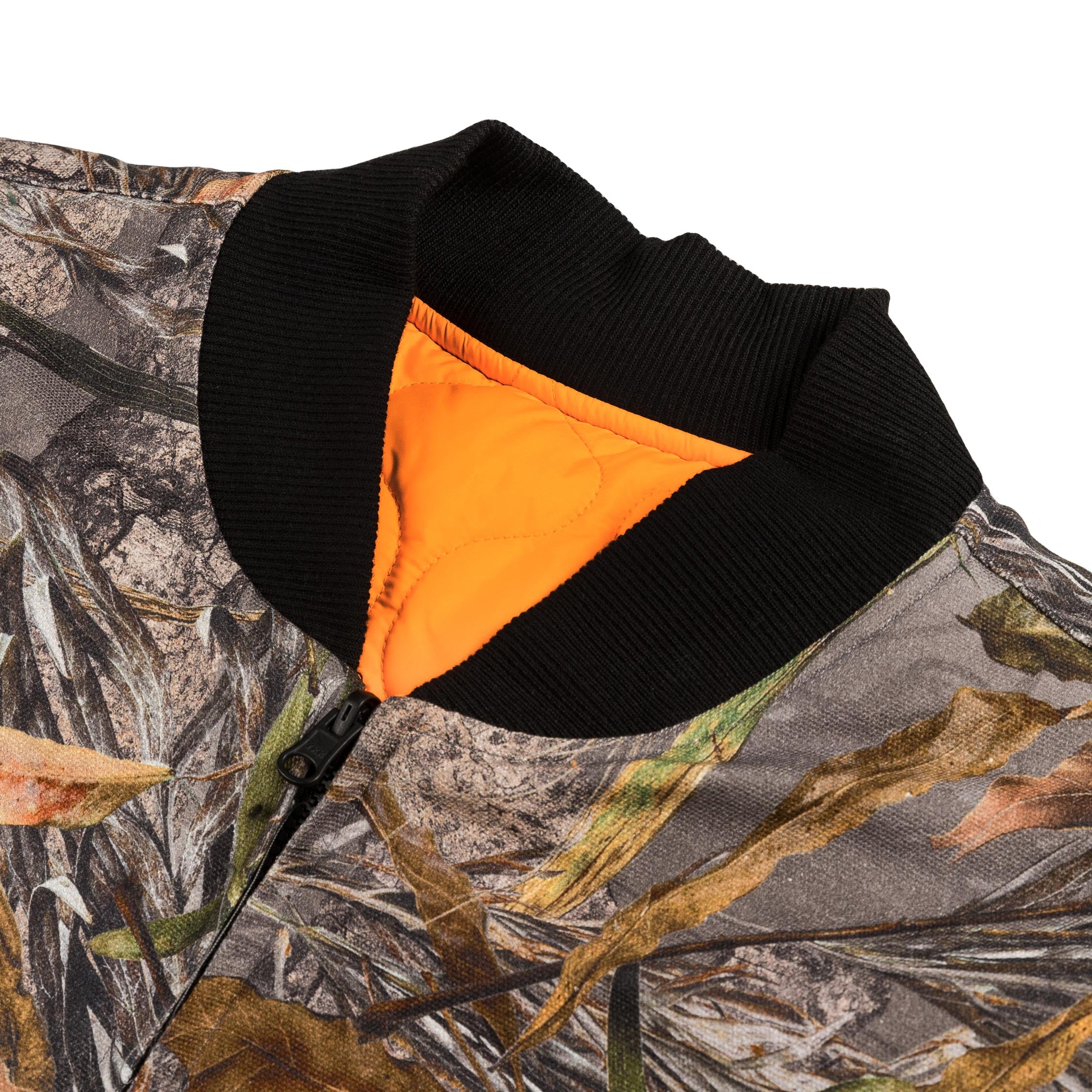 Image of Patta Nature Print Reversible Canvas Bomber Jacket