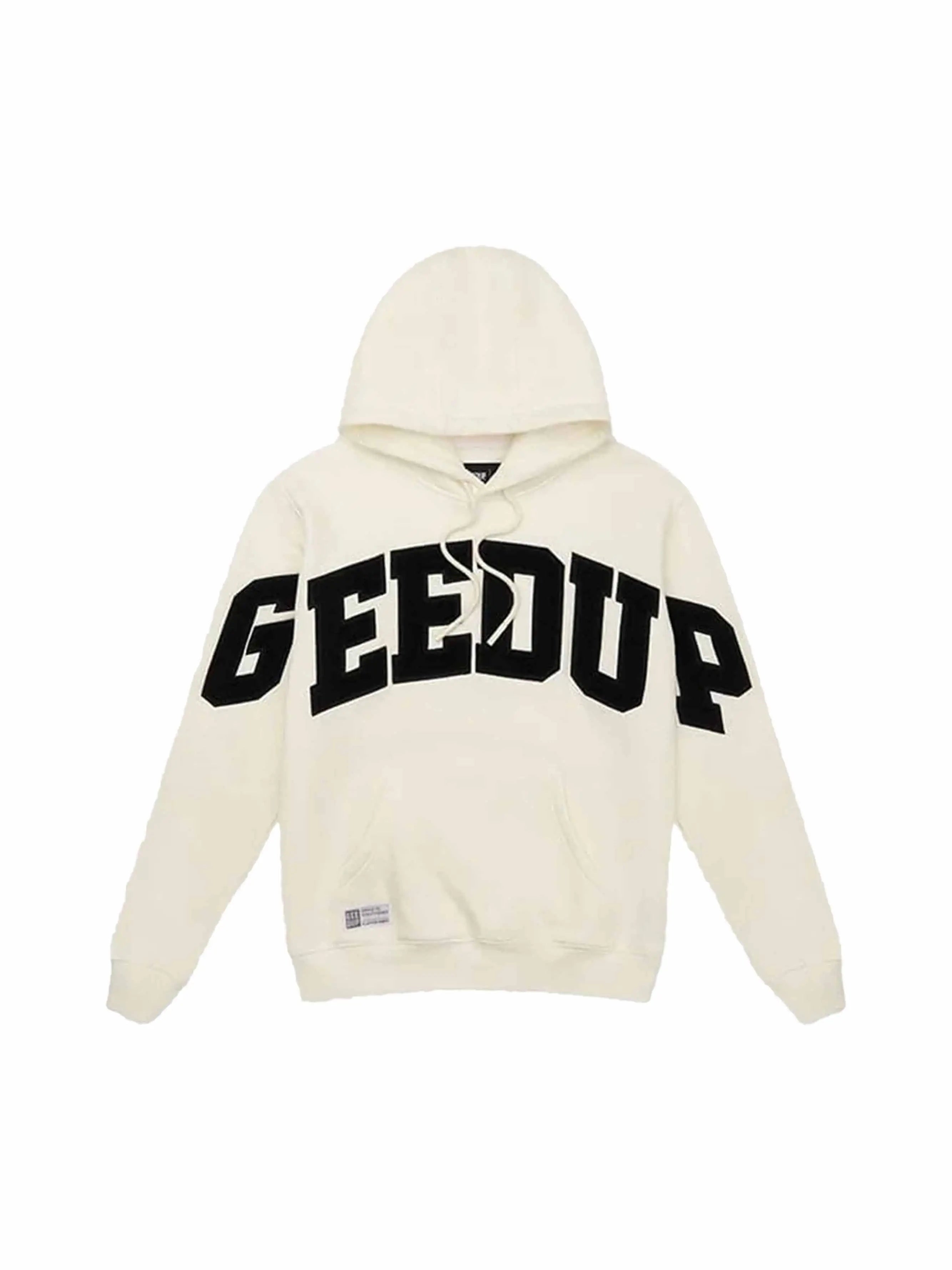 Image of Geedup Team Logo Hoodie Buttercream/Black Prior