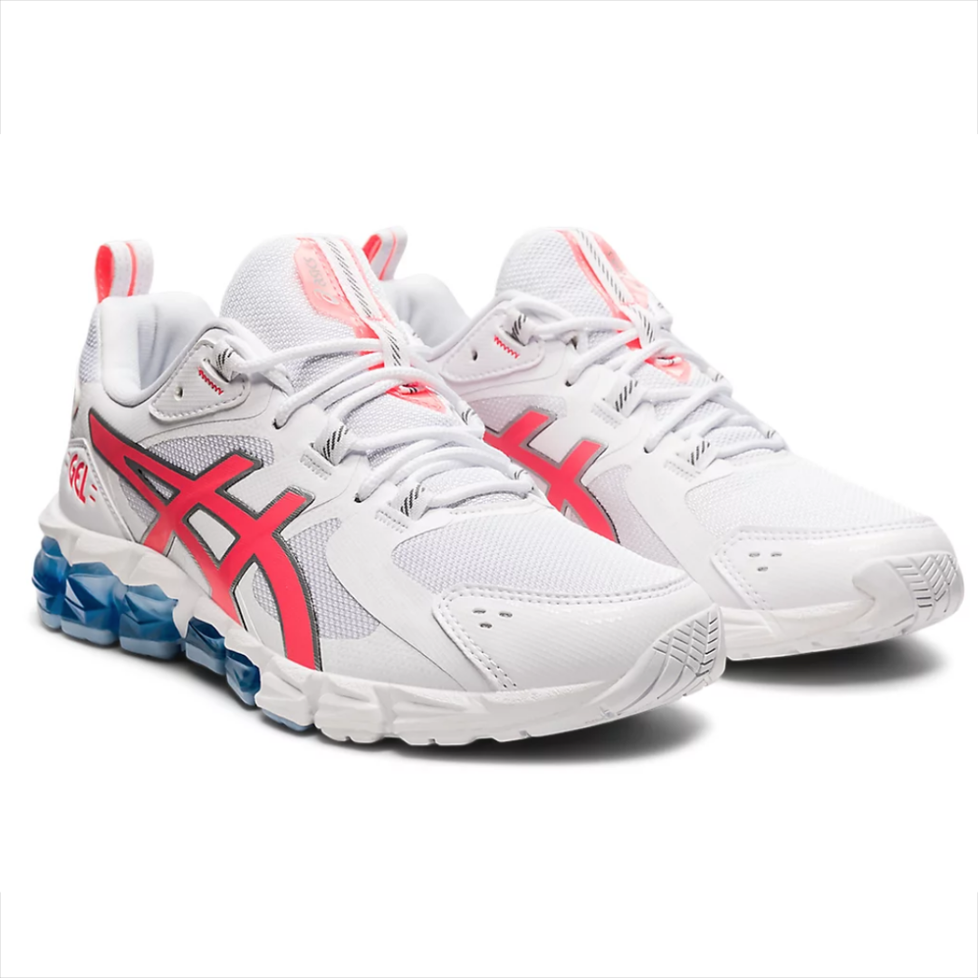 Image of Women's Asics Gel-Quantum 180 6 (White/Blazing Coral)