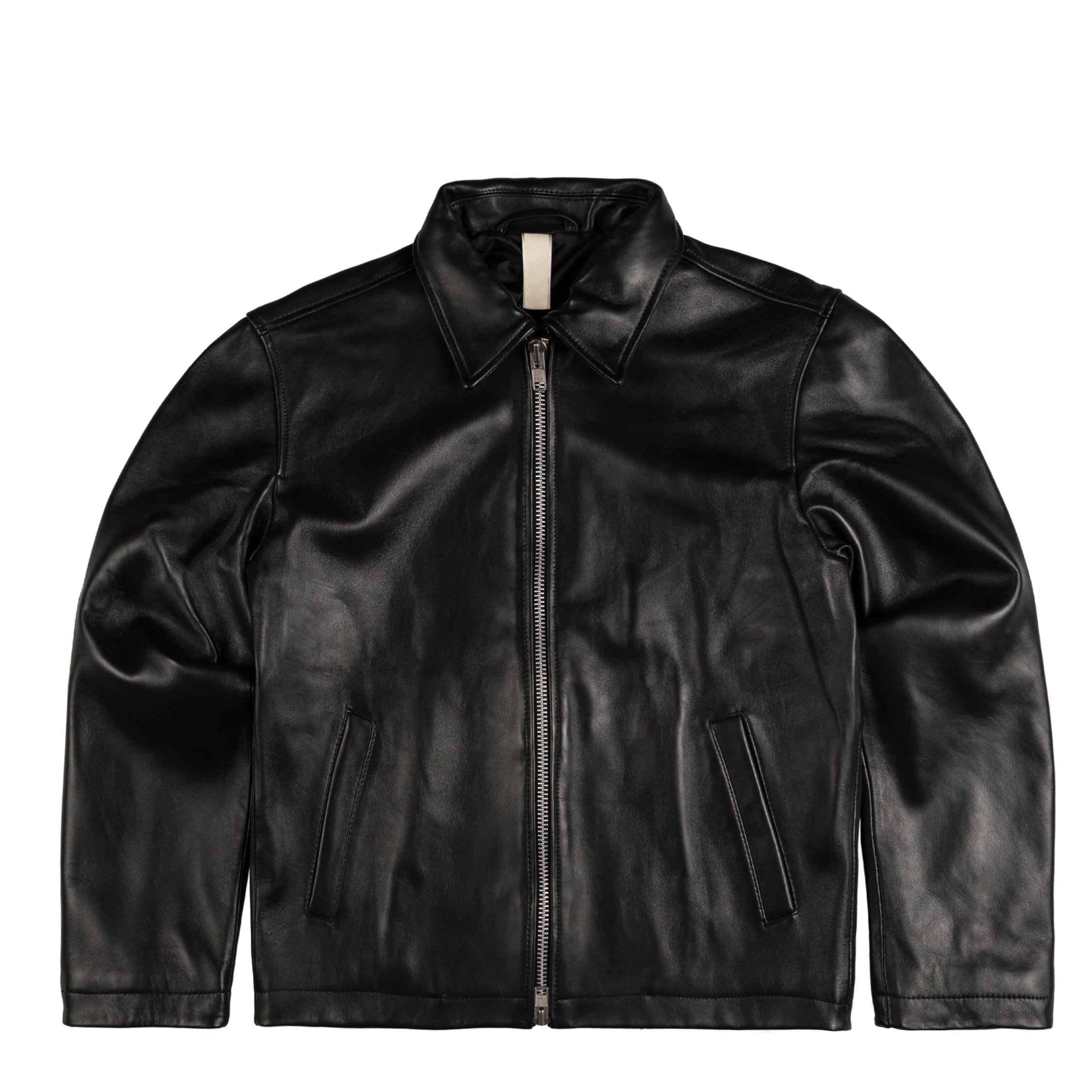 Image of Sunflower Short Leather Jacket