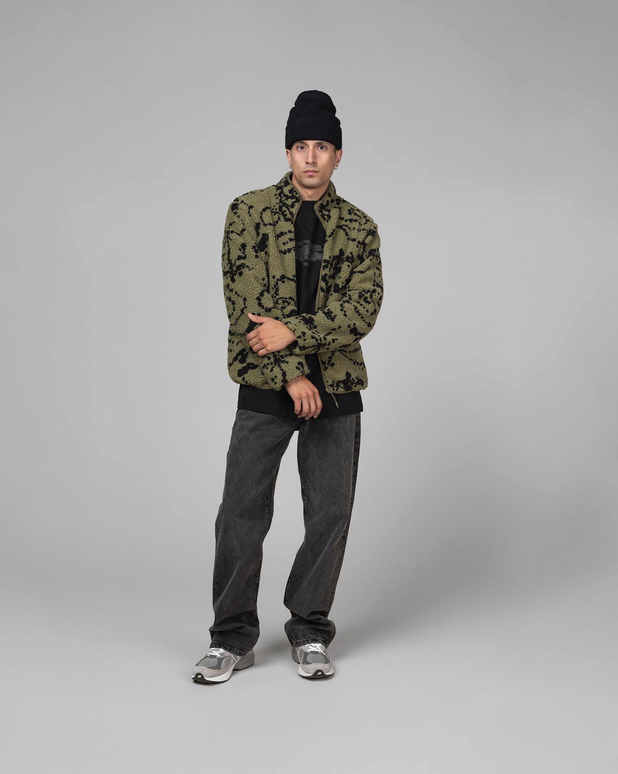 Image of Hiking Patrol Print Fleece Jacket