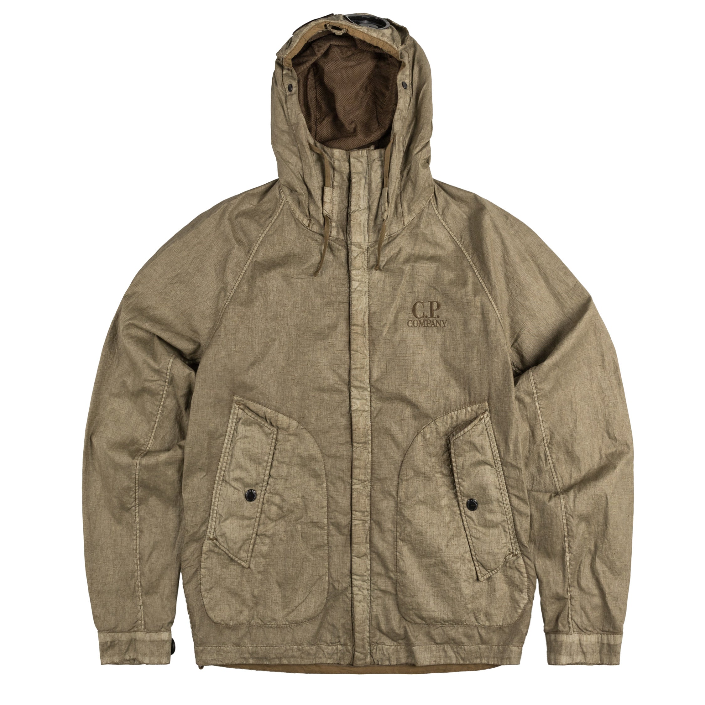 Image of C.P. Company Lino Wax Goggle Jacket 