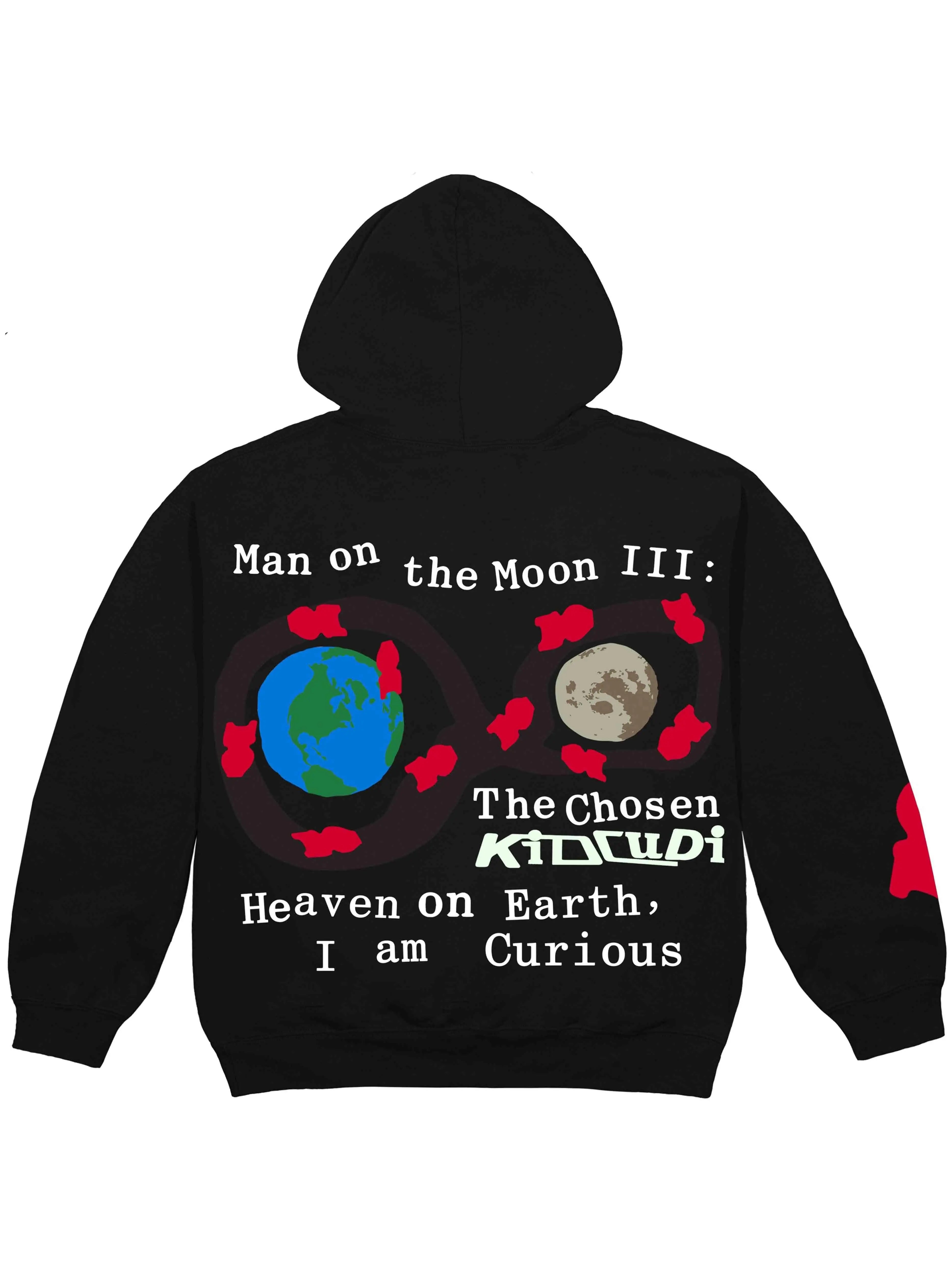 Image of KID CUDI CPFM FOR MOTM III I AM CURIOUS HOODIE BLACK [FW20] Prior