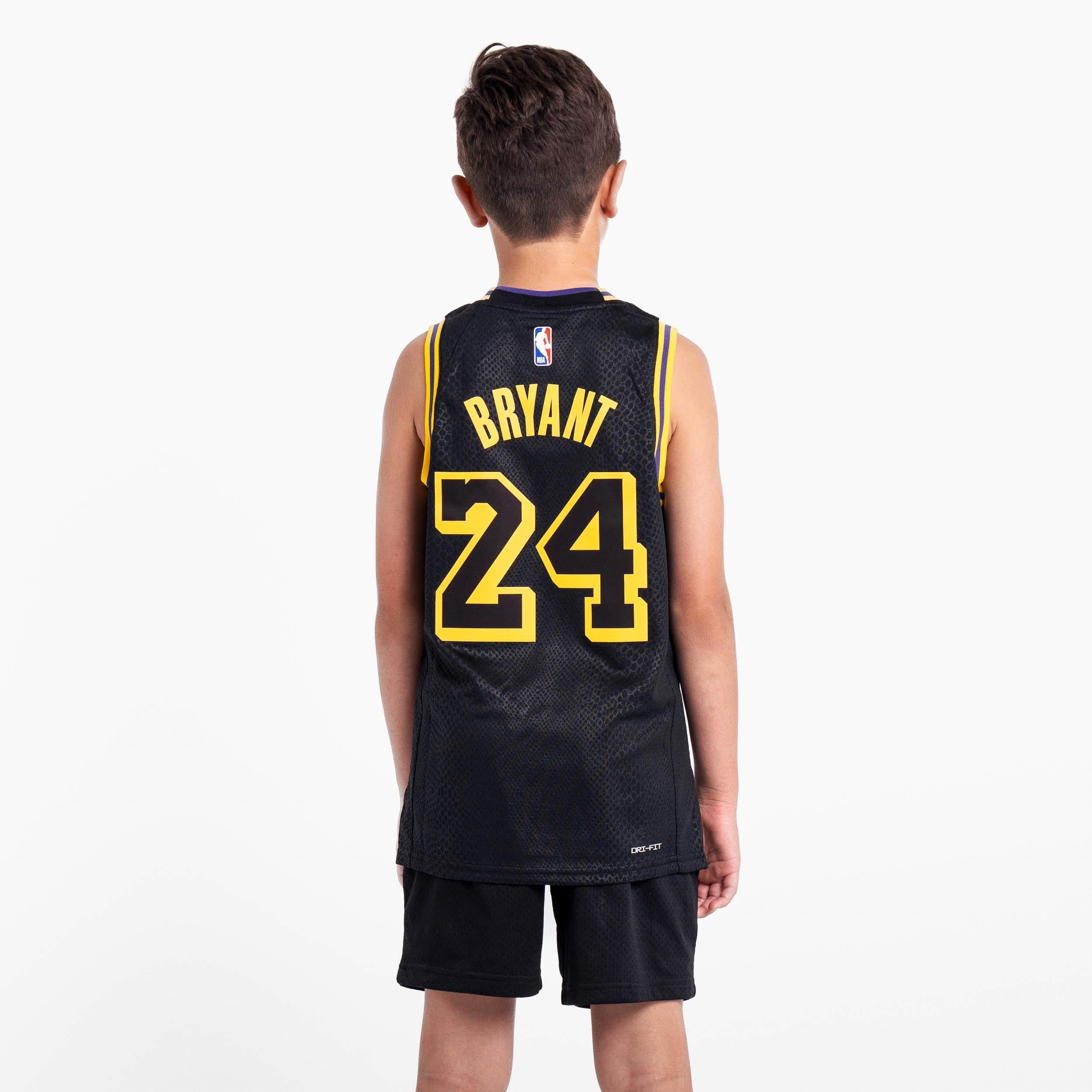 Image of (LIMITED) Kobe Bryant Los Angeles Lakers Mamba Edition Youth NBA City Swingman Jersey