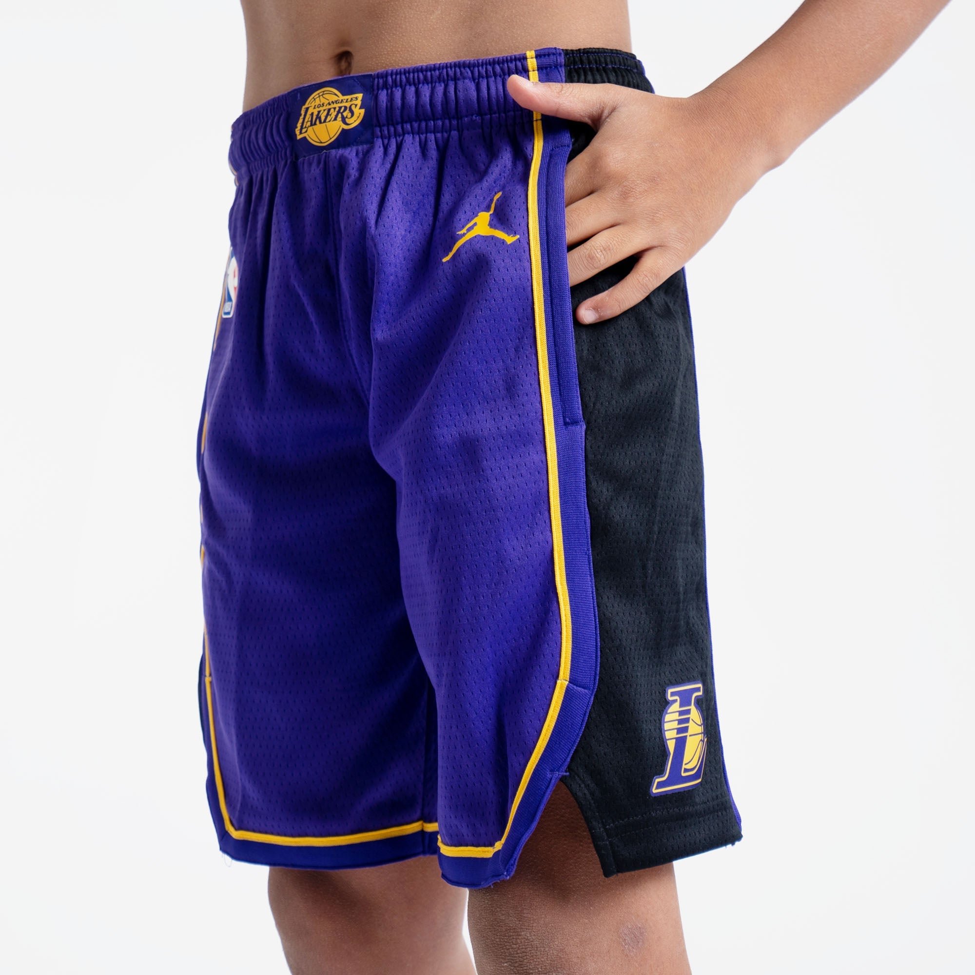 Image of Los Angeles Lakers 2024 Statement Edition Swingman Youth NBA Shorts