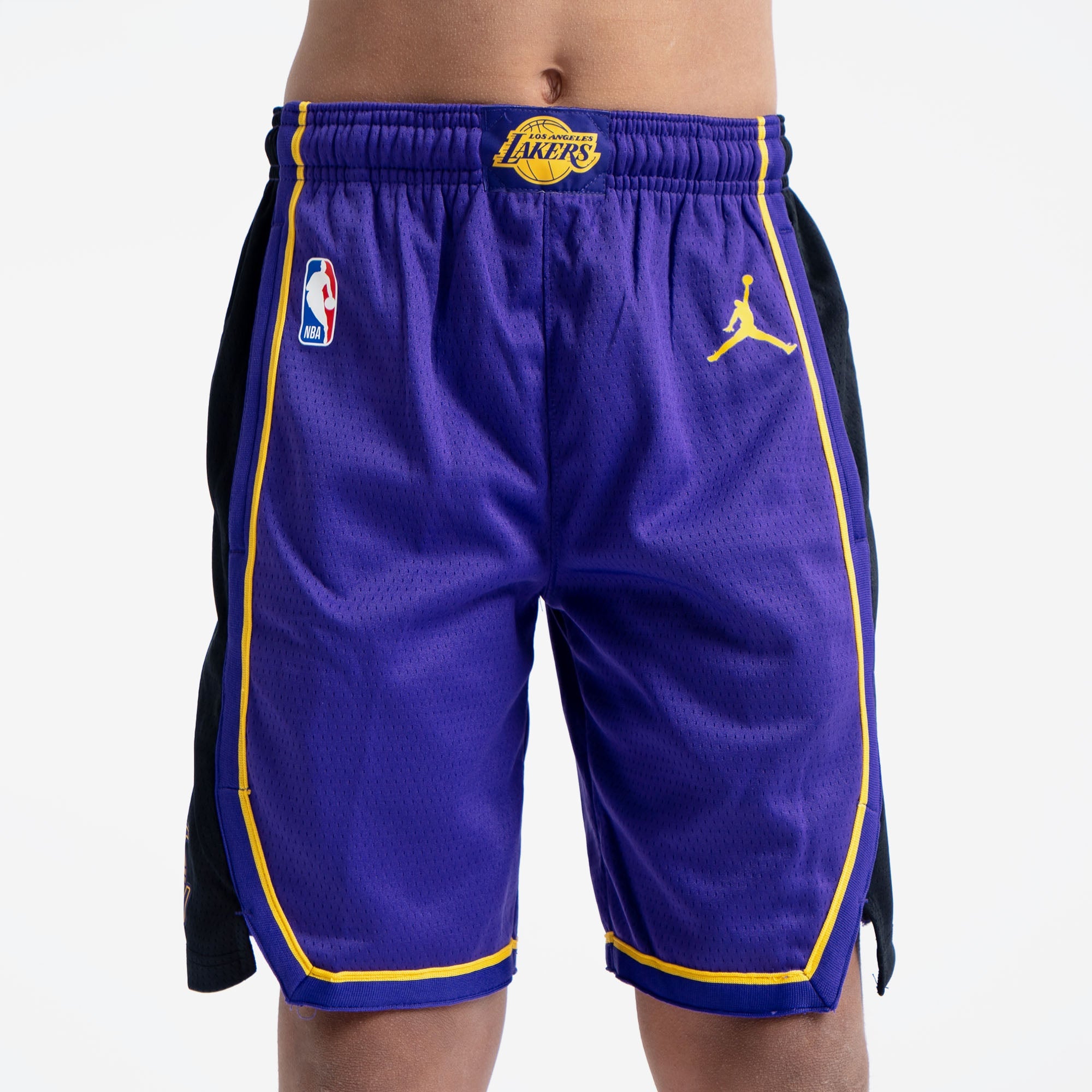 Image of Los Angeles Lakers 2024 Statement Edition Swingman Youth NBA Shorts