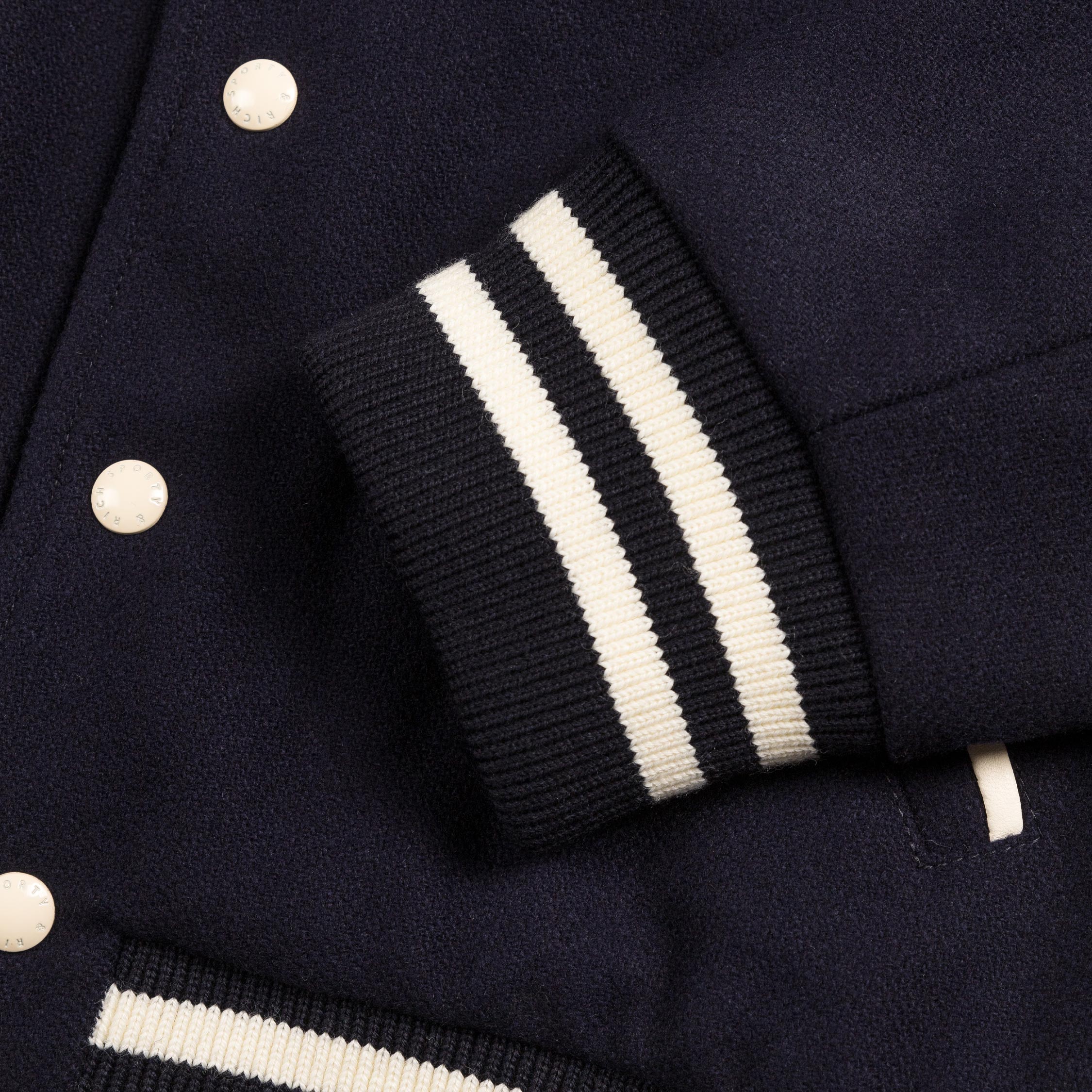 Image of Sporty & Rich Yankees Serif Varsity Jacket