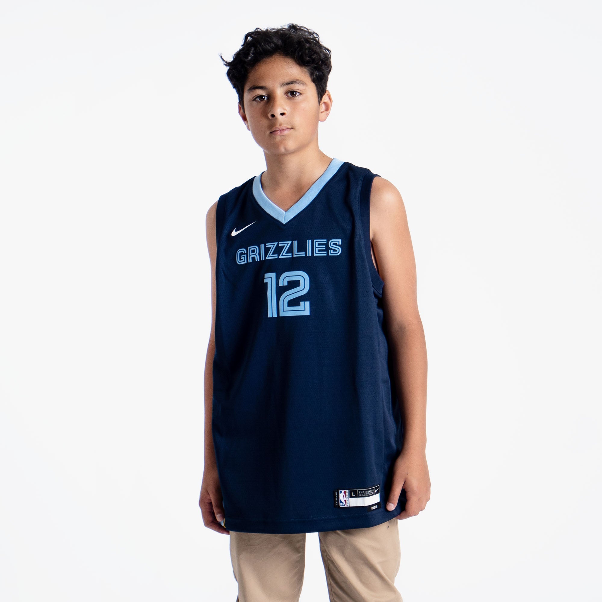 Image of Ja Morant Memphis Grizzlies 2025 Icon Edition Youth NBA Swingman Jersey