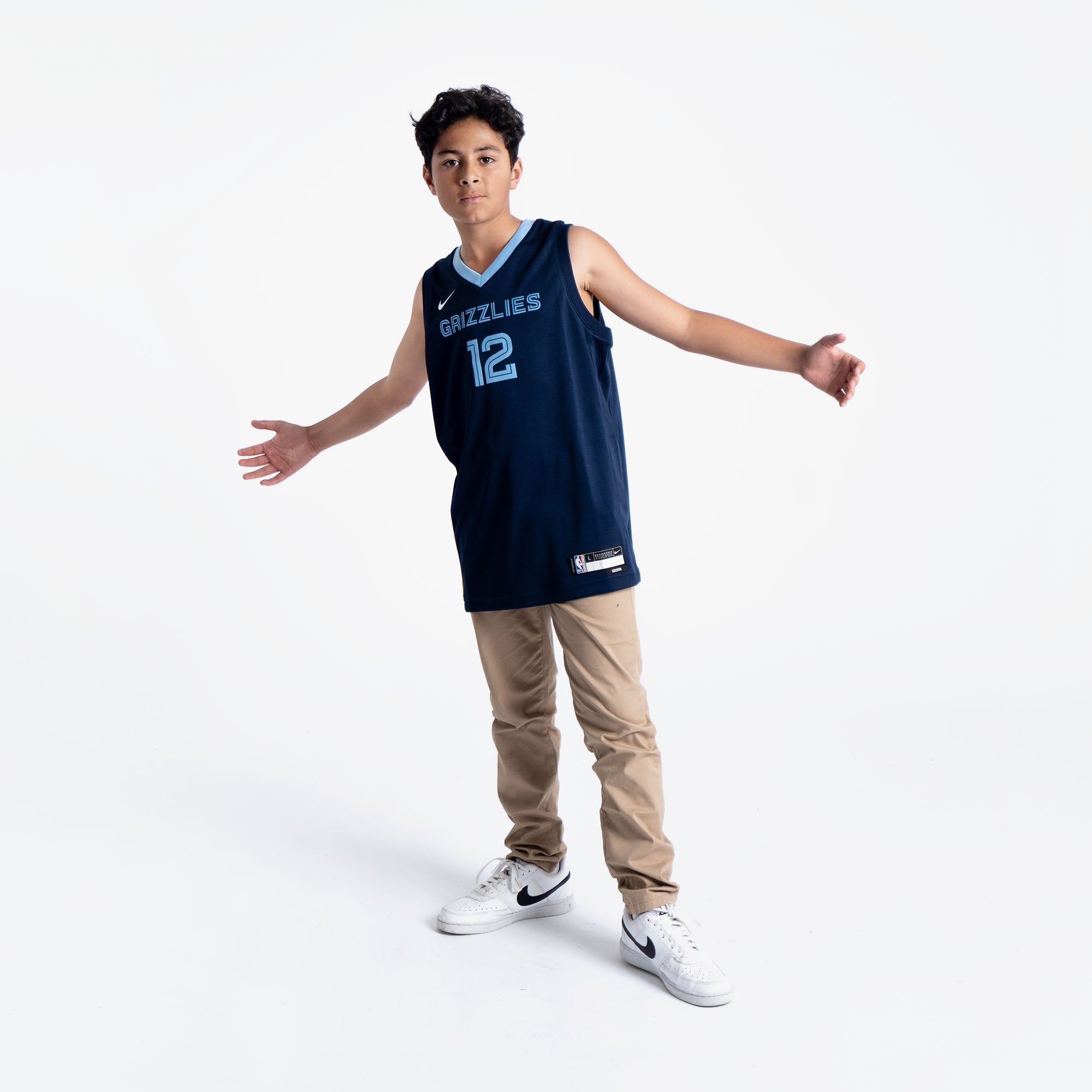 Image of Ja Morant Memphis Grizzlies 2025 Icon Edition Youth NBA Swingman Jersey