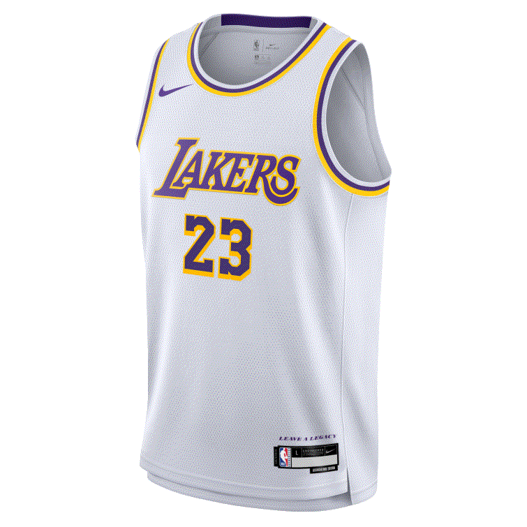Image of LeBron James LA Lakers 2025 Association Edition Youth NBA Swingman Jersey