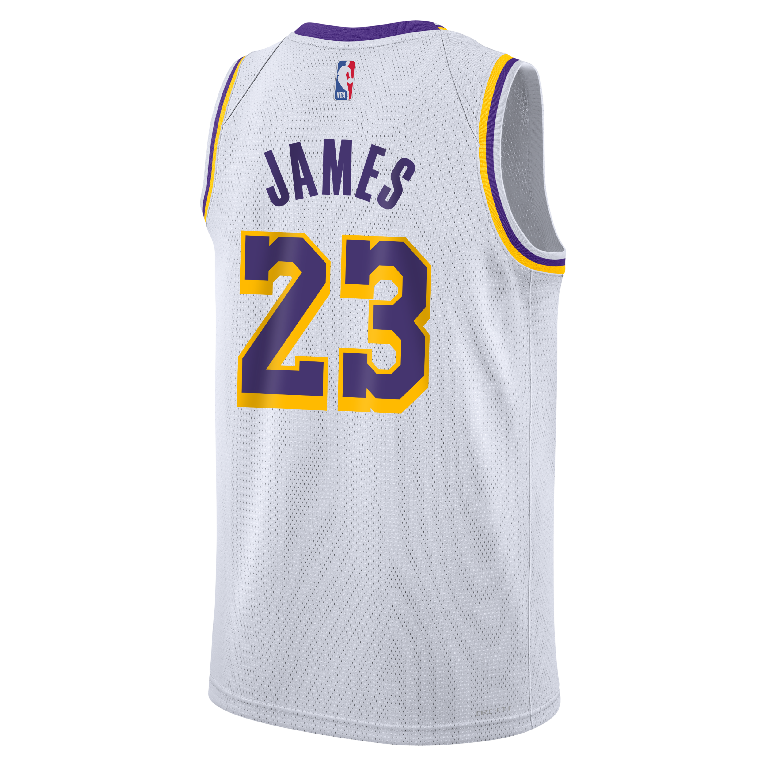 Image of LeBron James LA Lakers 2025 Association Edition Youth NBA Swingman Jersey