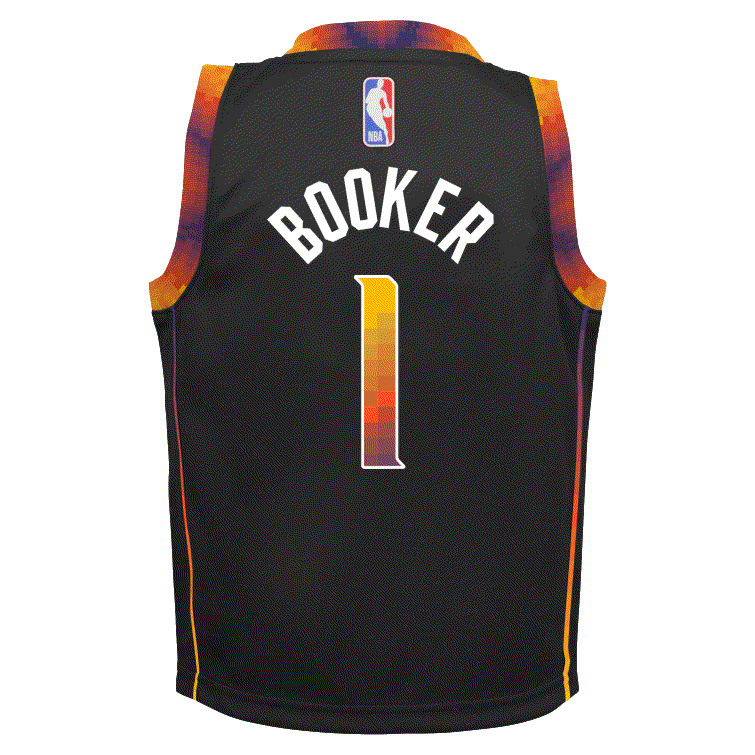 Image of Devin Booker Phoenix Suns 2024 Statement Edition Toddler NBA Jersey