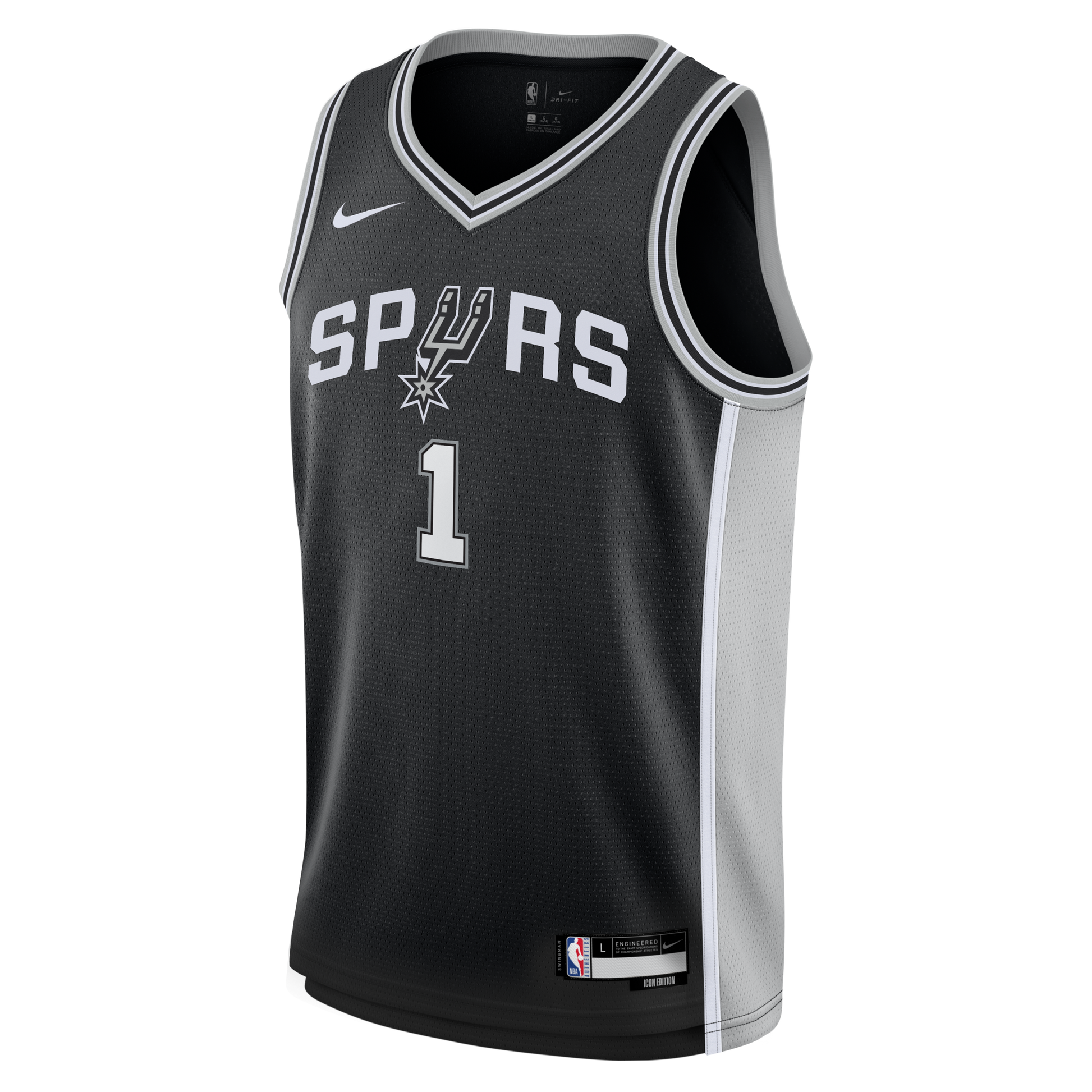 Victor Wembanyama San Antonio Spurs 2024 Icon Edition Youth NBA Swingman Jersey