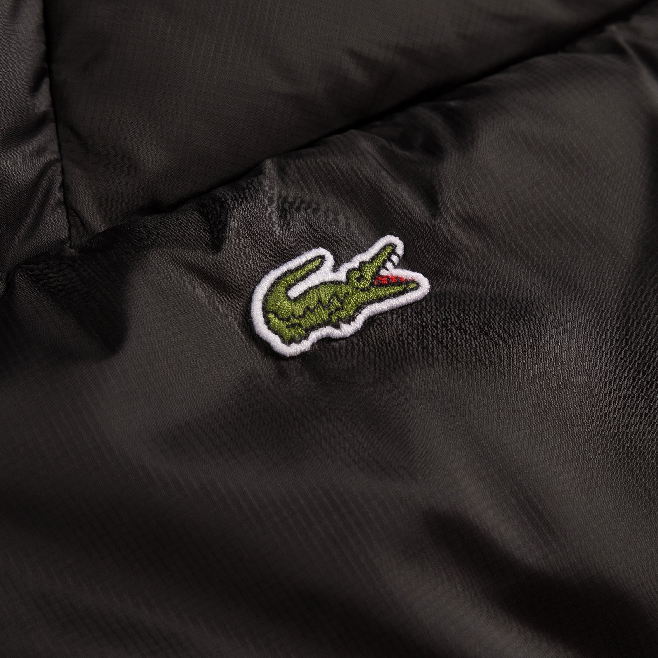 Image of Lacoste Short Water-Repellent Hooded Puffed Jacket