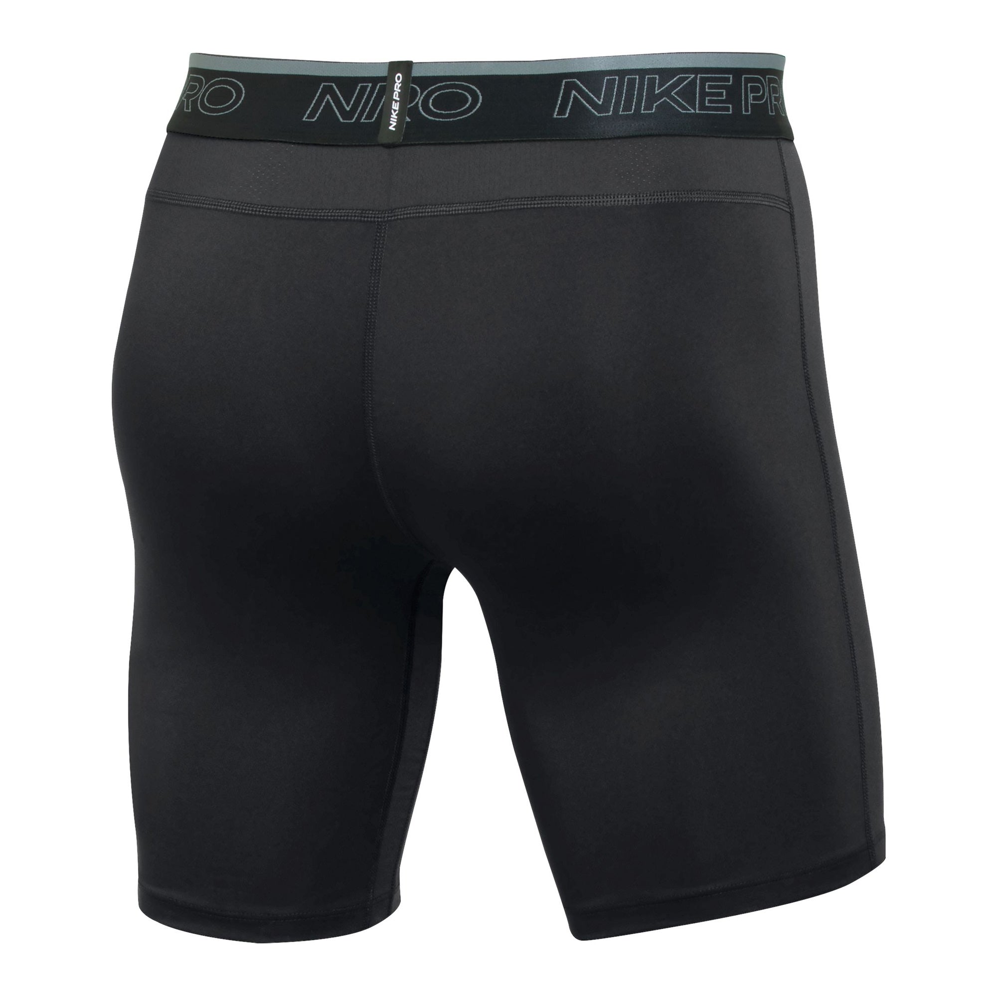Image of Nike Mens Pro Tight Compression Shorts Black/Cool Grey Back