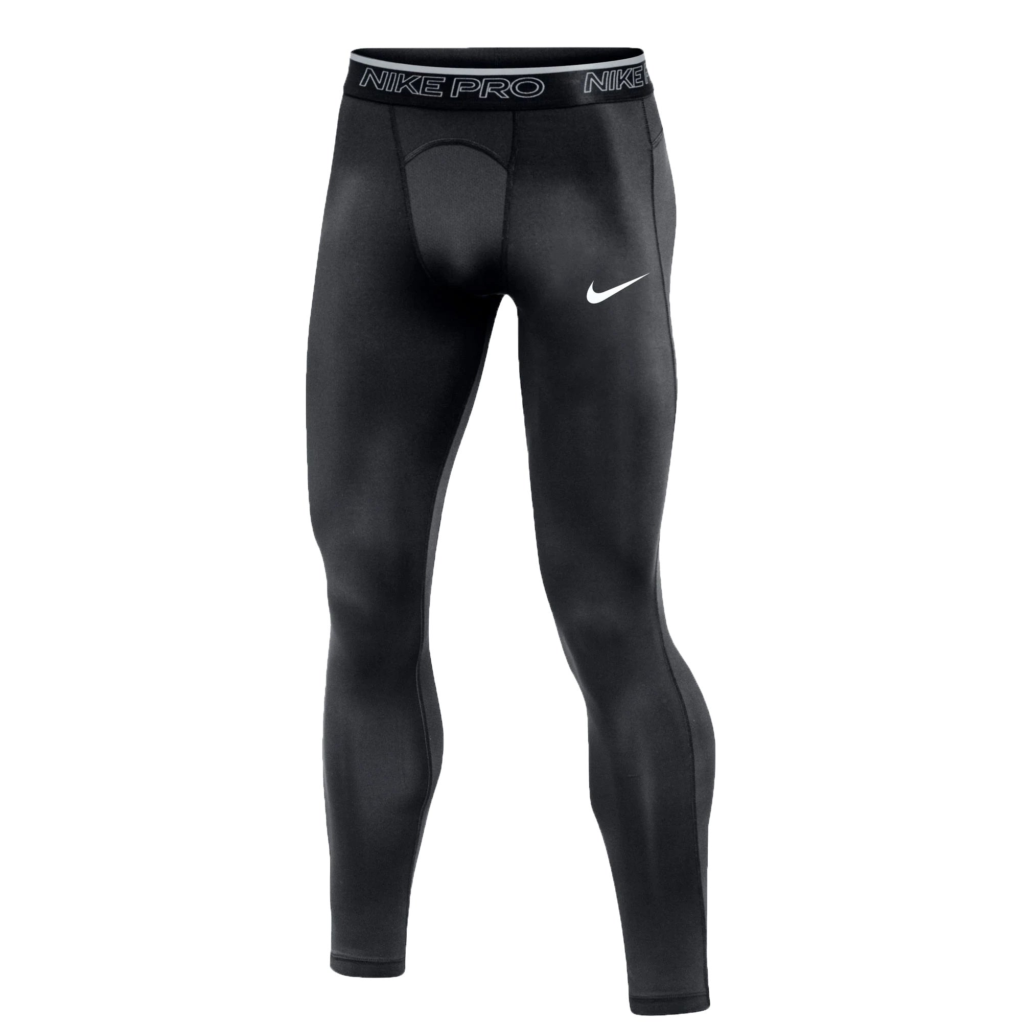 Image of Nike Mens Pro Training Tights Black/Grey Front