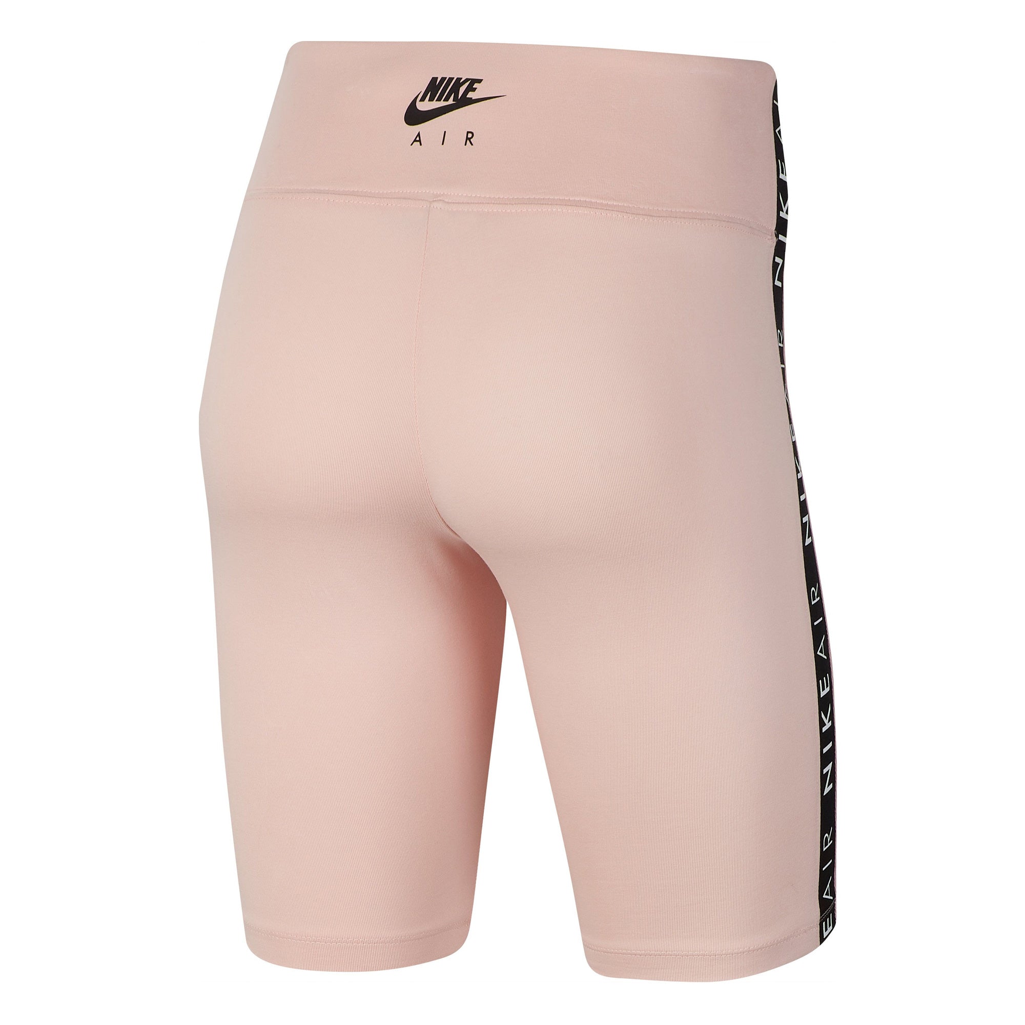 Image of Nike Womens Air Shorts Pink/Black Back