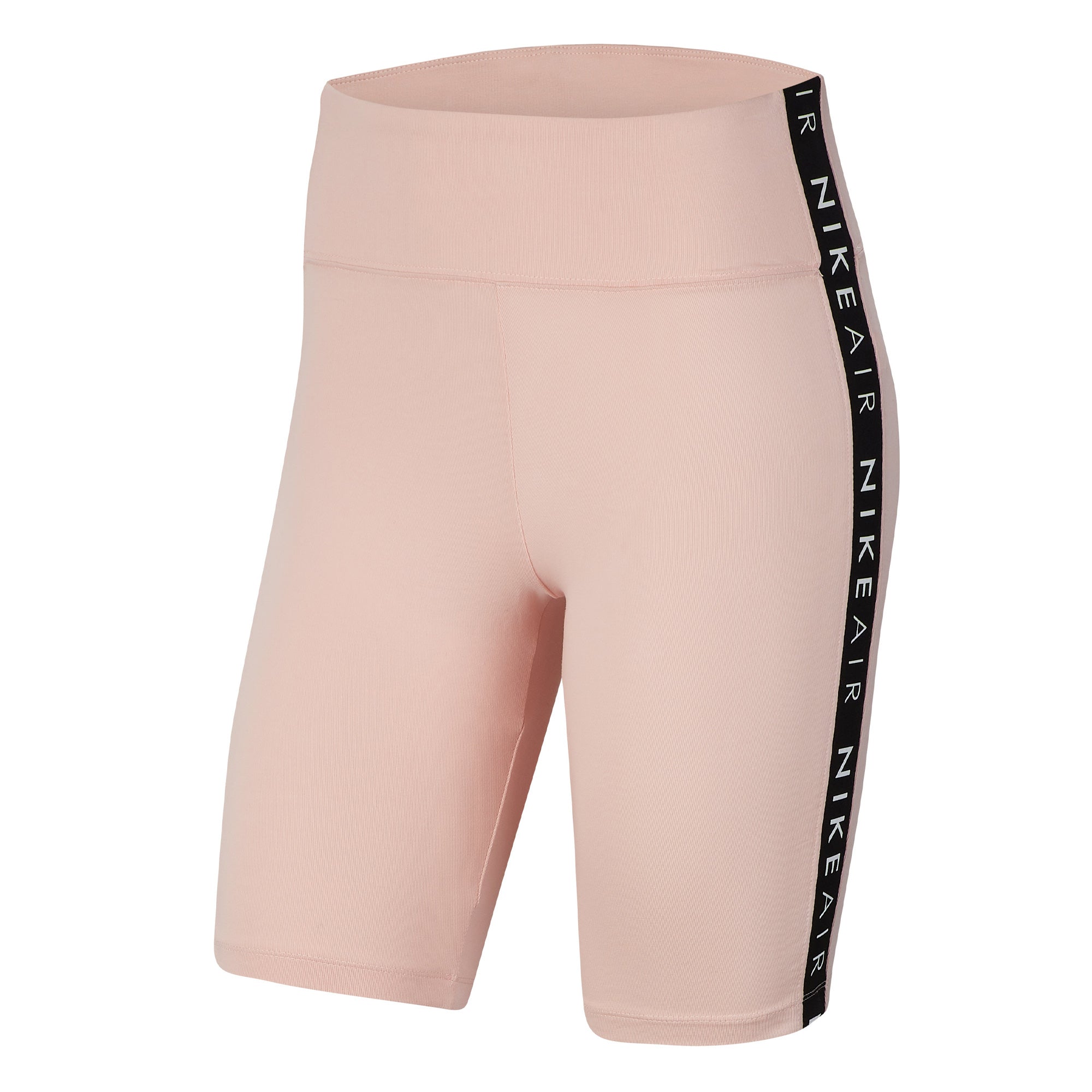 Image of Nike Womens Air Shorts Pink/Black Front