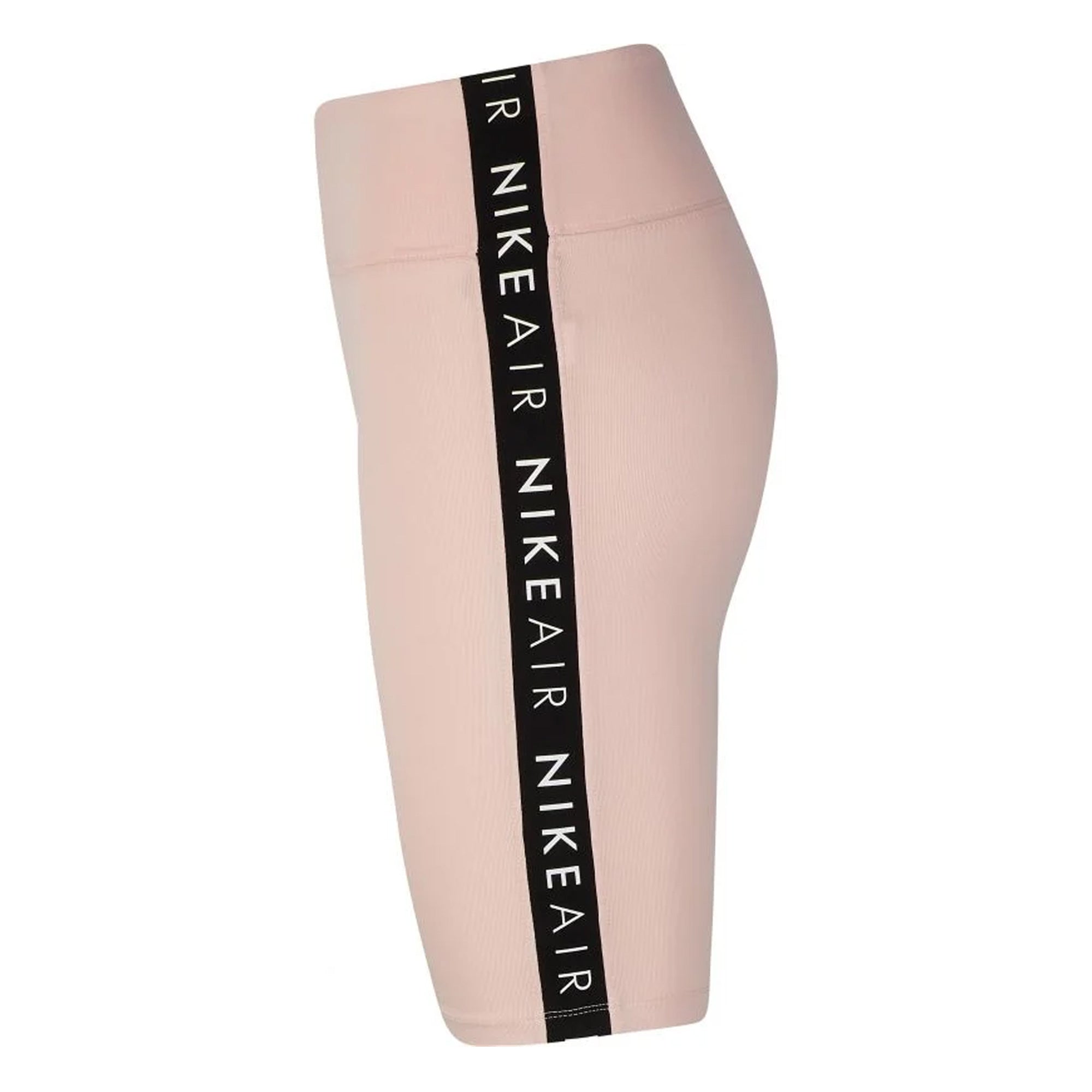 Image of Nike Womens Air Shorts Pink/Black Side