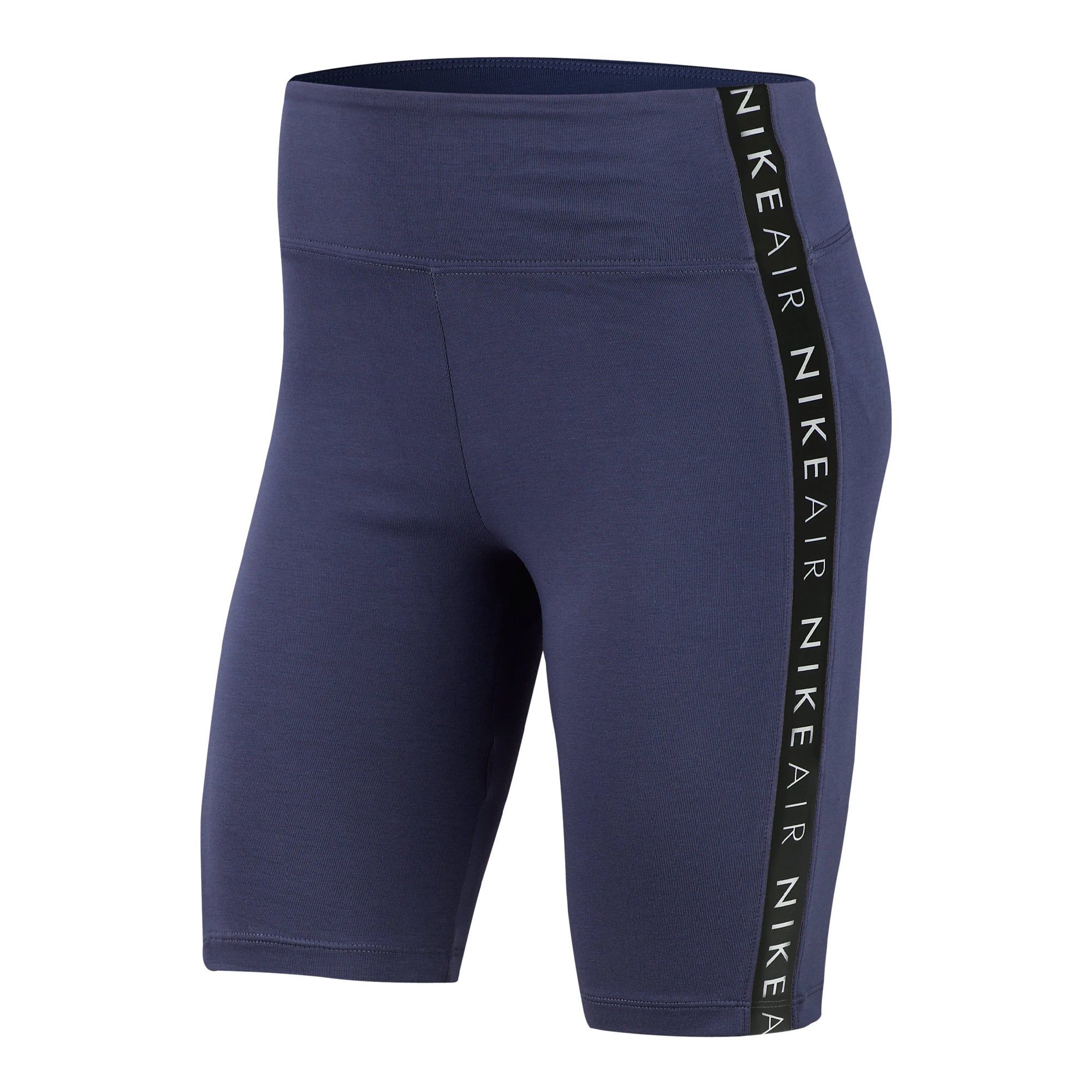Image of Nike Womens Air Shorts Purple/Black Front