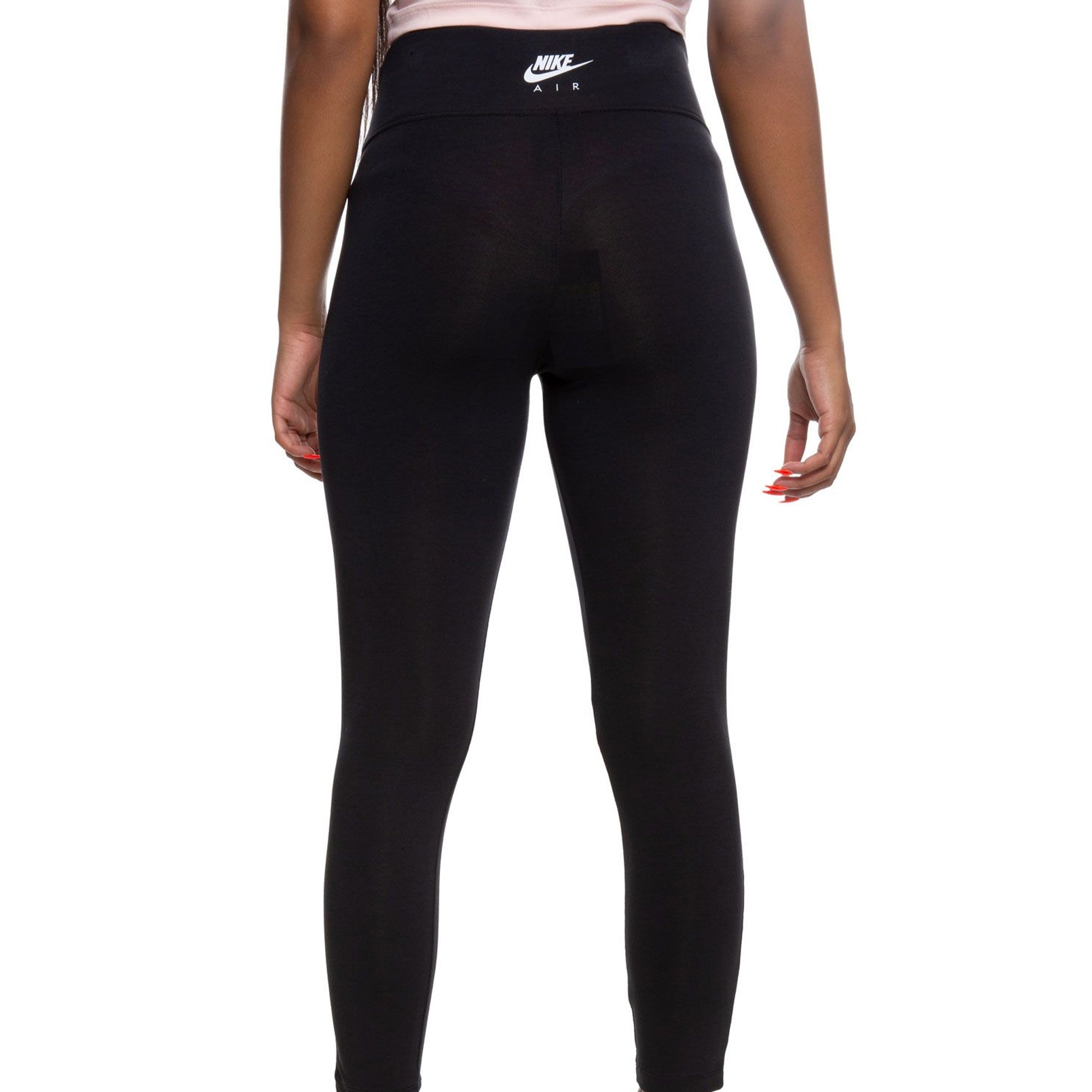 Image of Nike Womens Air Tights Black/White Back