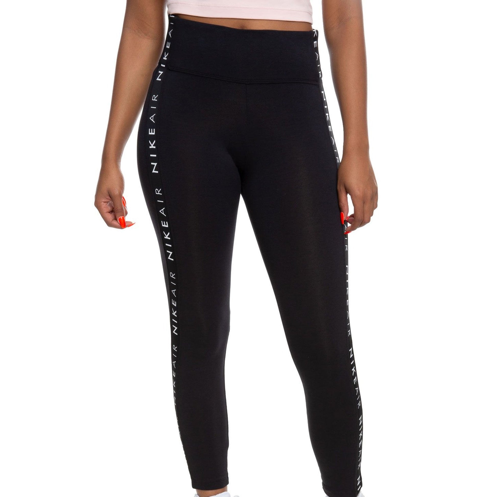 Nike Womens Air Tights Black/White Front