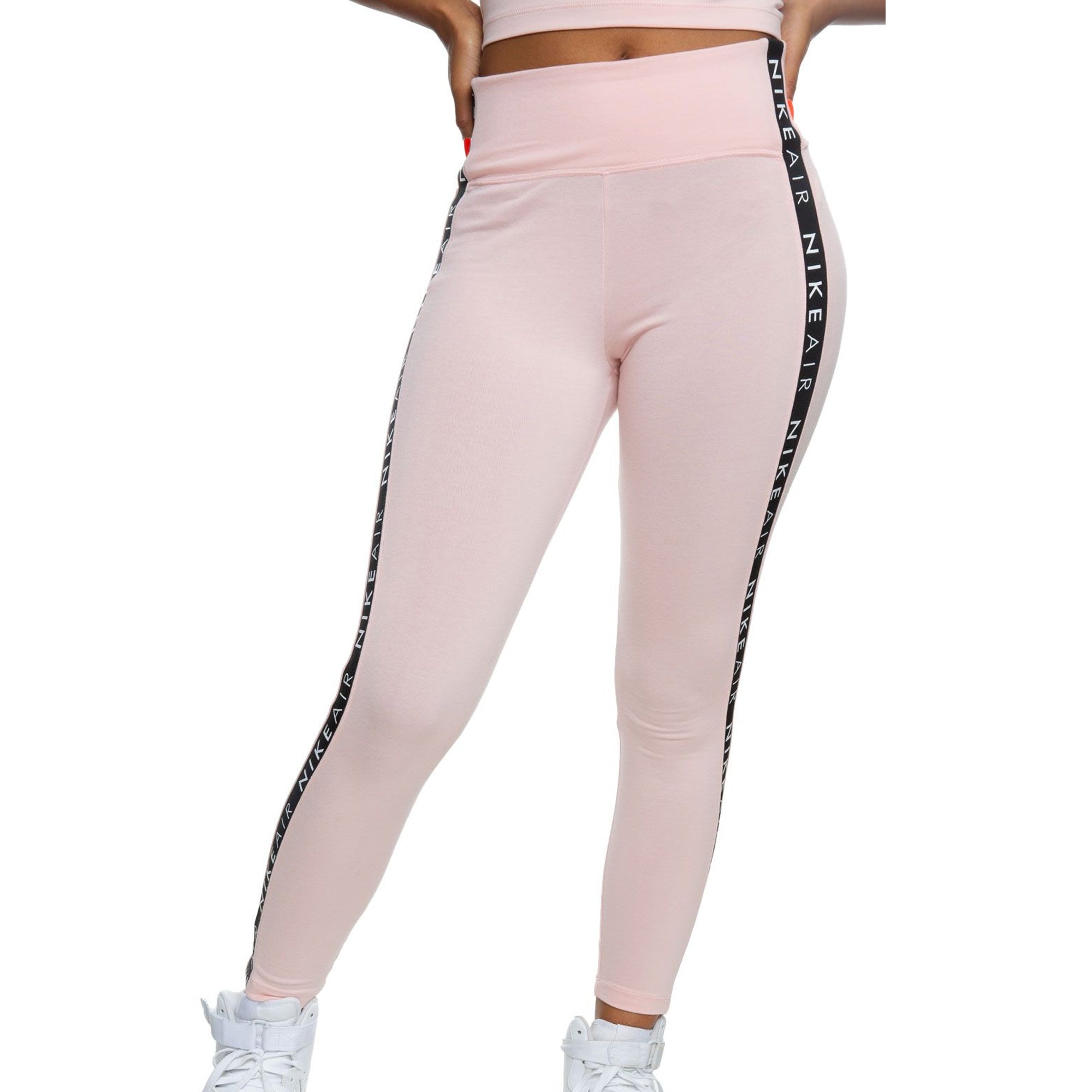 Image of Nike Womens Air Tights Echo Pink/Black Front