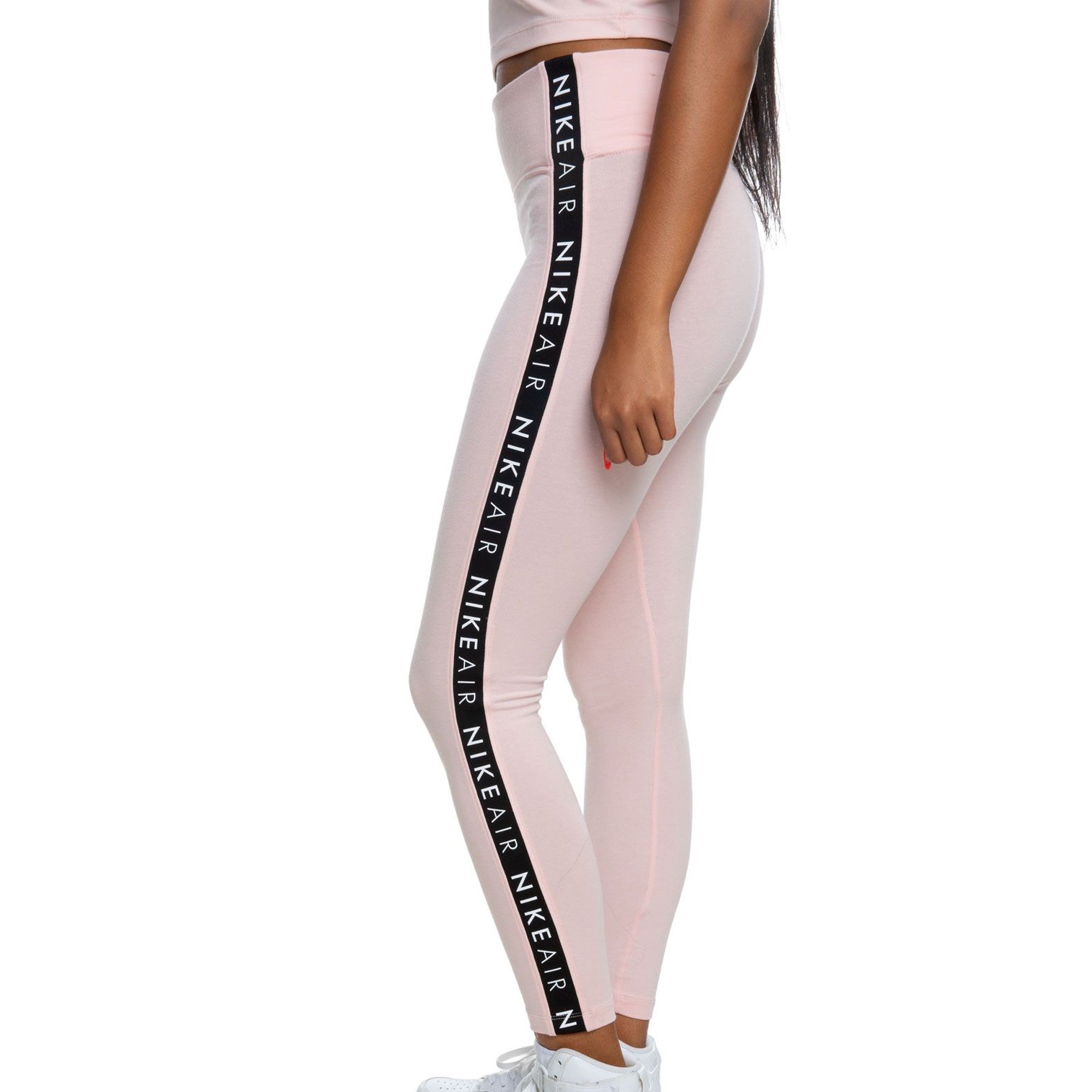 Image of Nike Womens Air Tights Echo Pink/Black Side