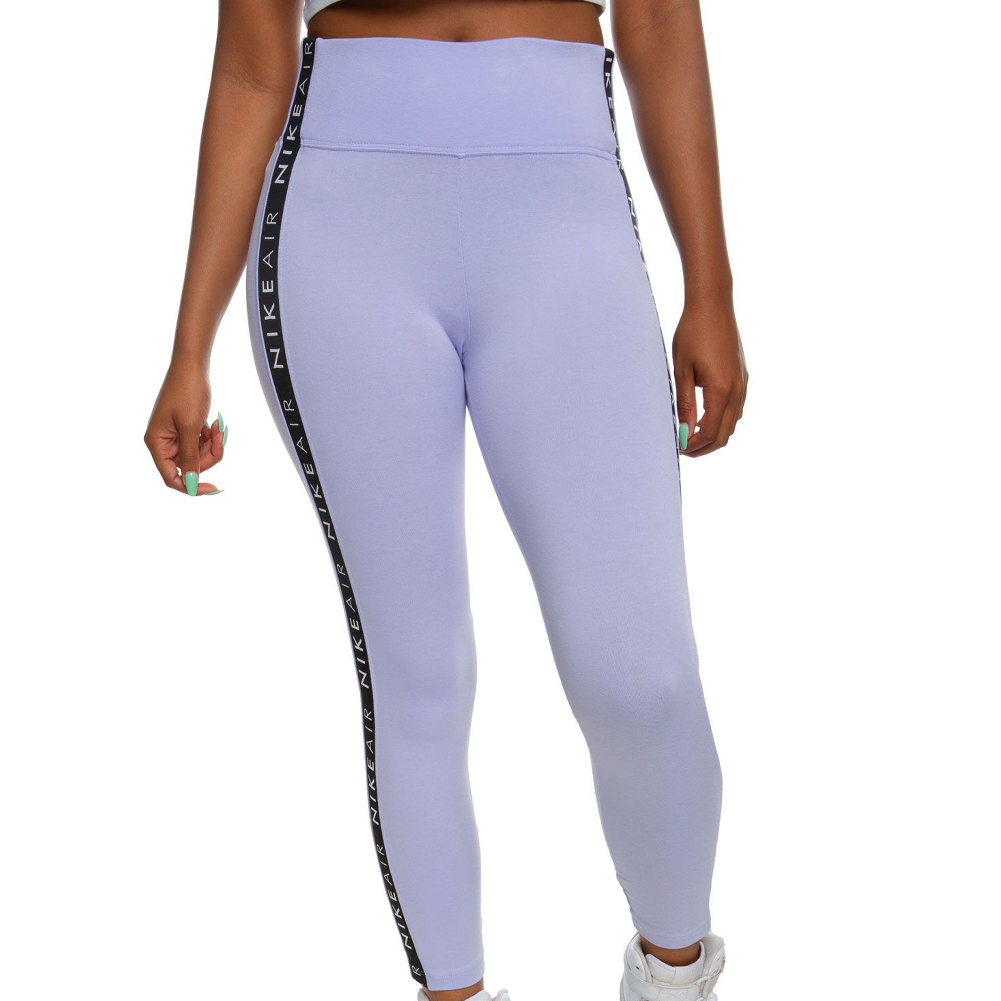 Image of Nike Womens Air Tights Lavender/Black Front