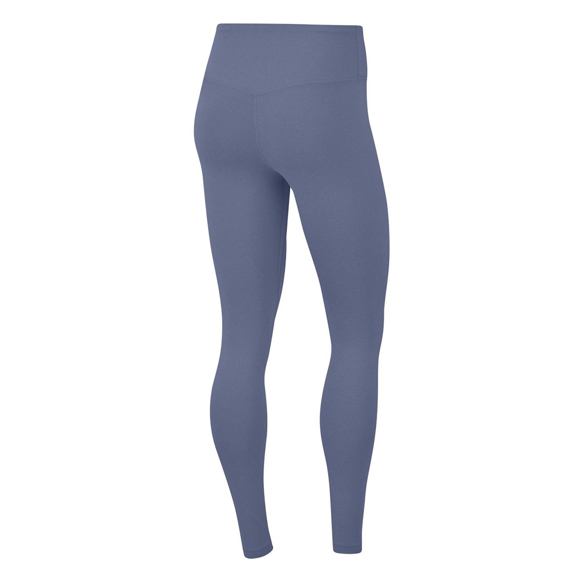 Image of Nike Womens DriFit One MidRise Tights Indigo/White Back