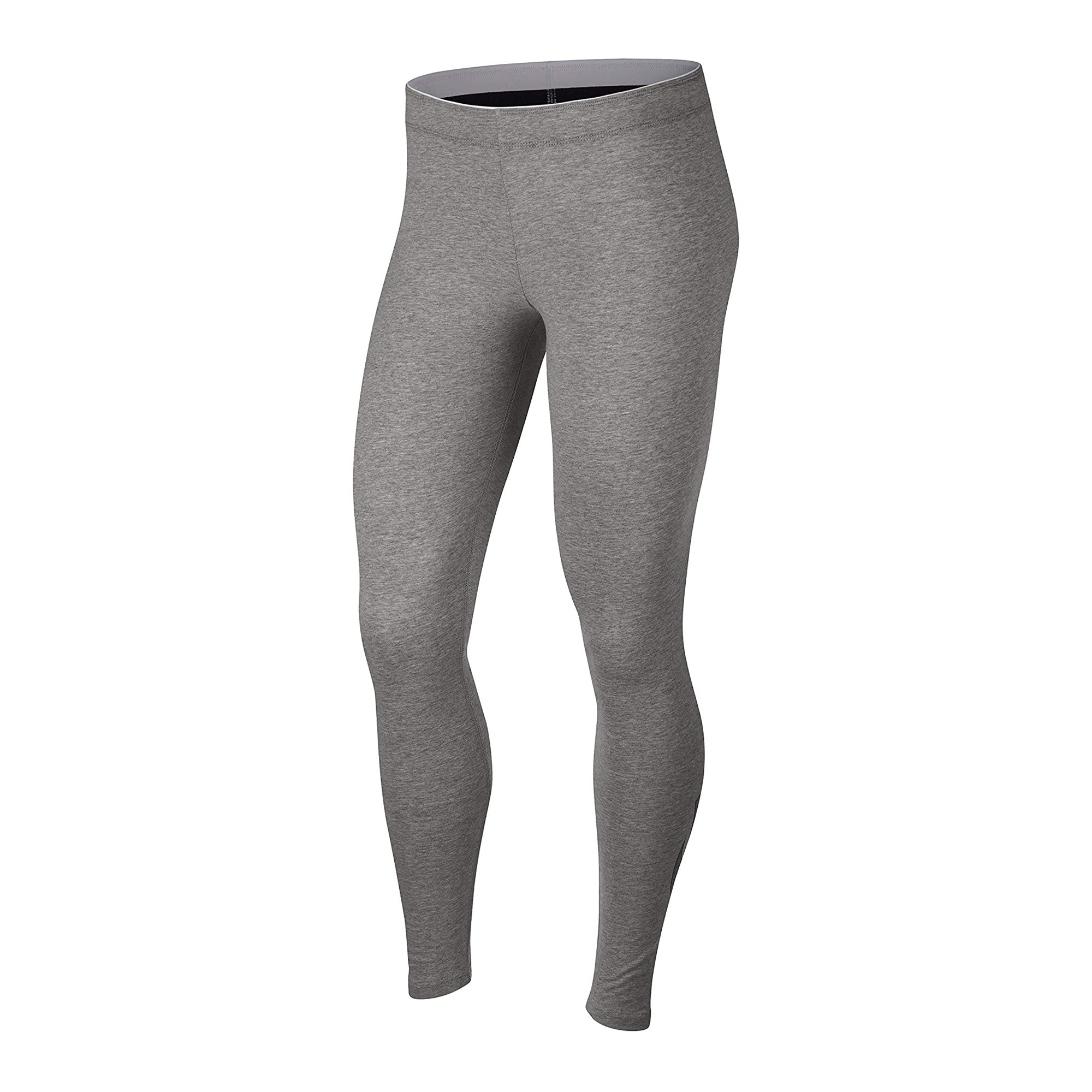 Nike Womens LegASee High Waist Tights Dark Grey/Heather Front