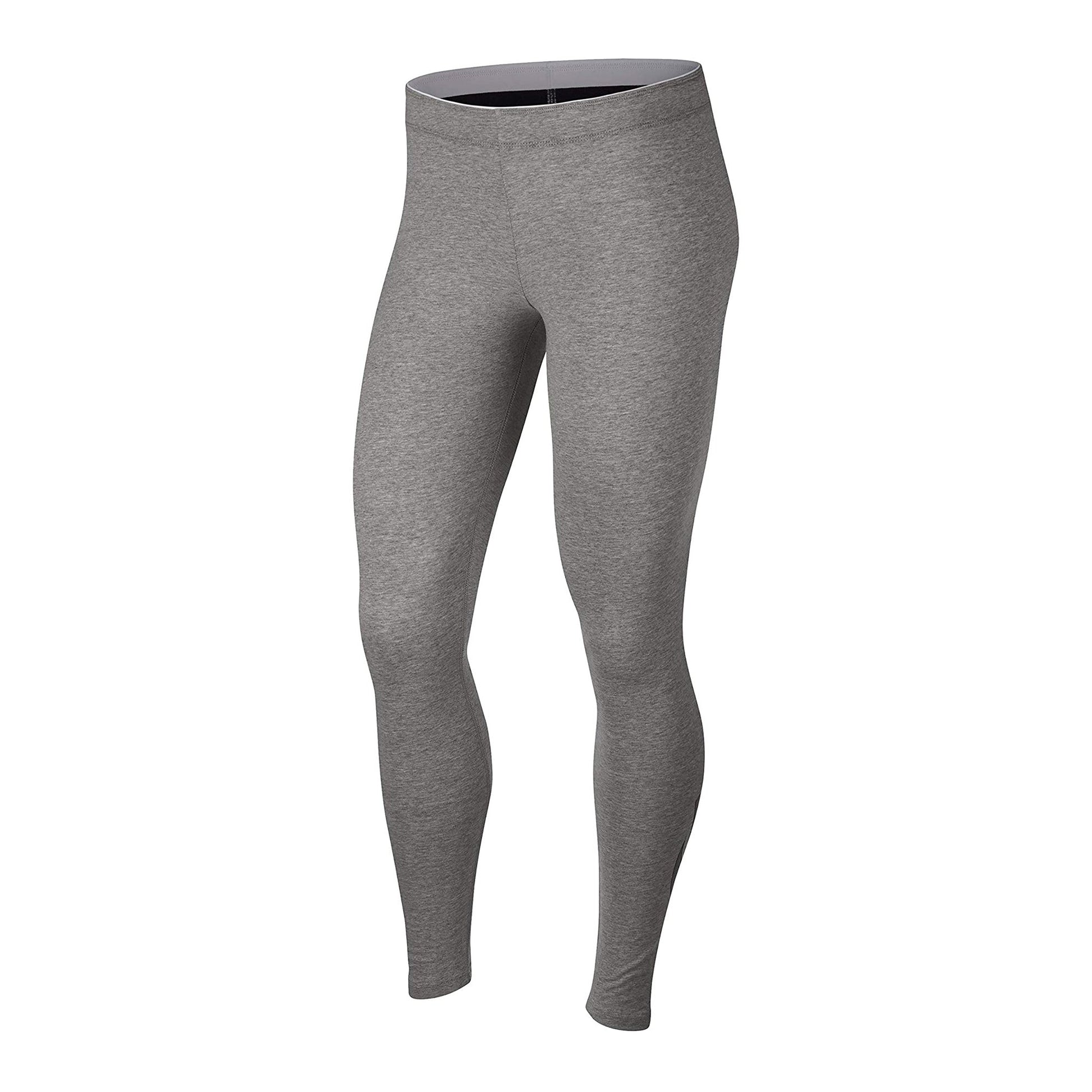 Nike Womens LegASee High Waist Tights Dark Grey/Heather Front