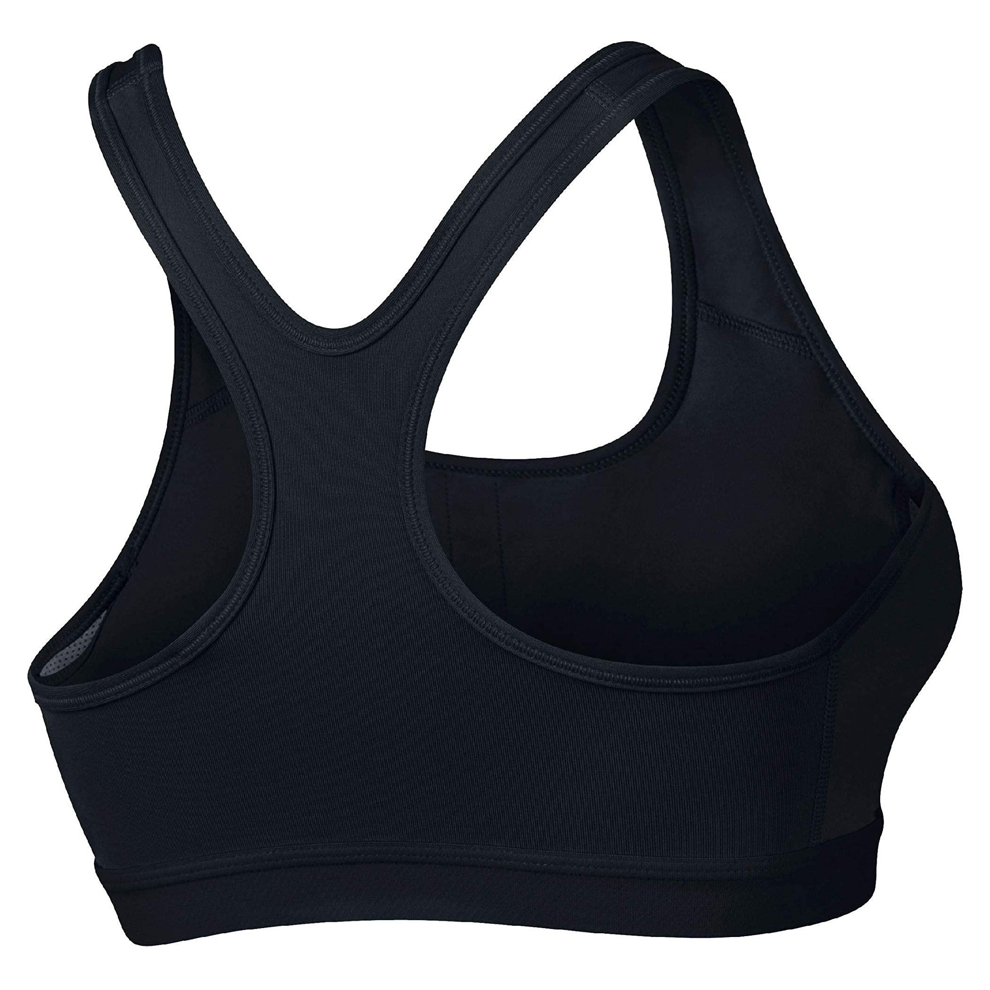Image of Nike Womens Pro Classic Padded Sports Bra Black/White Back
