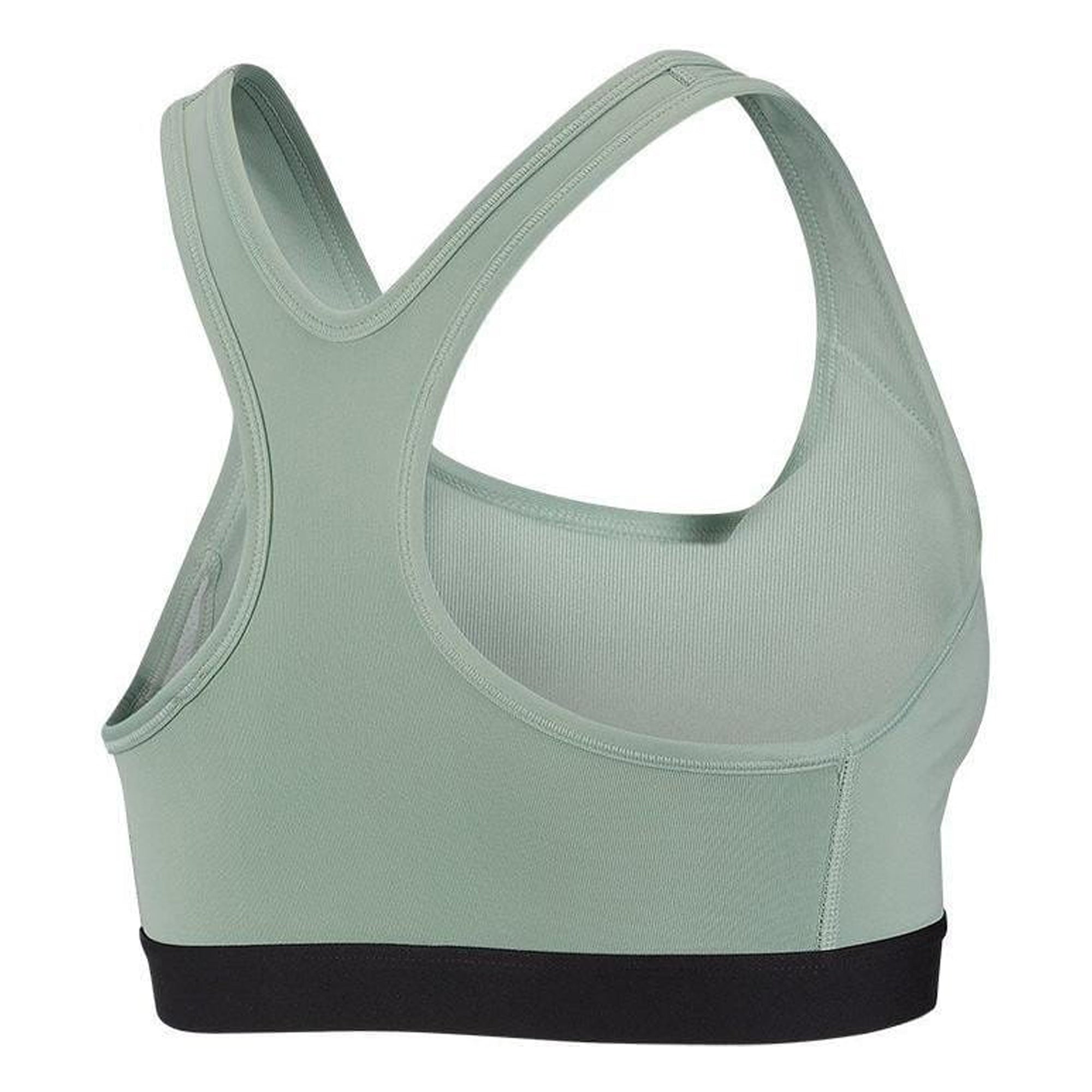 Image of Nike Womens Pro Classic Padded Sports Bra Pistachio/Black Back  
