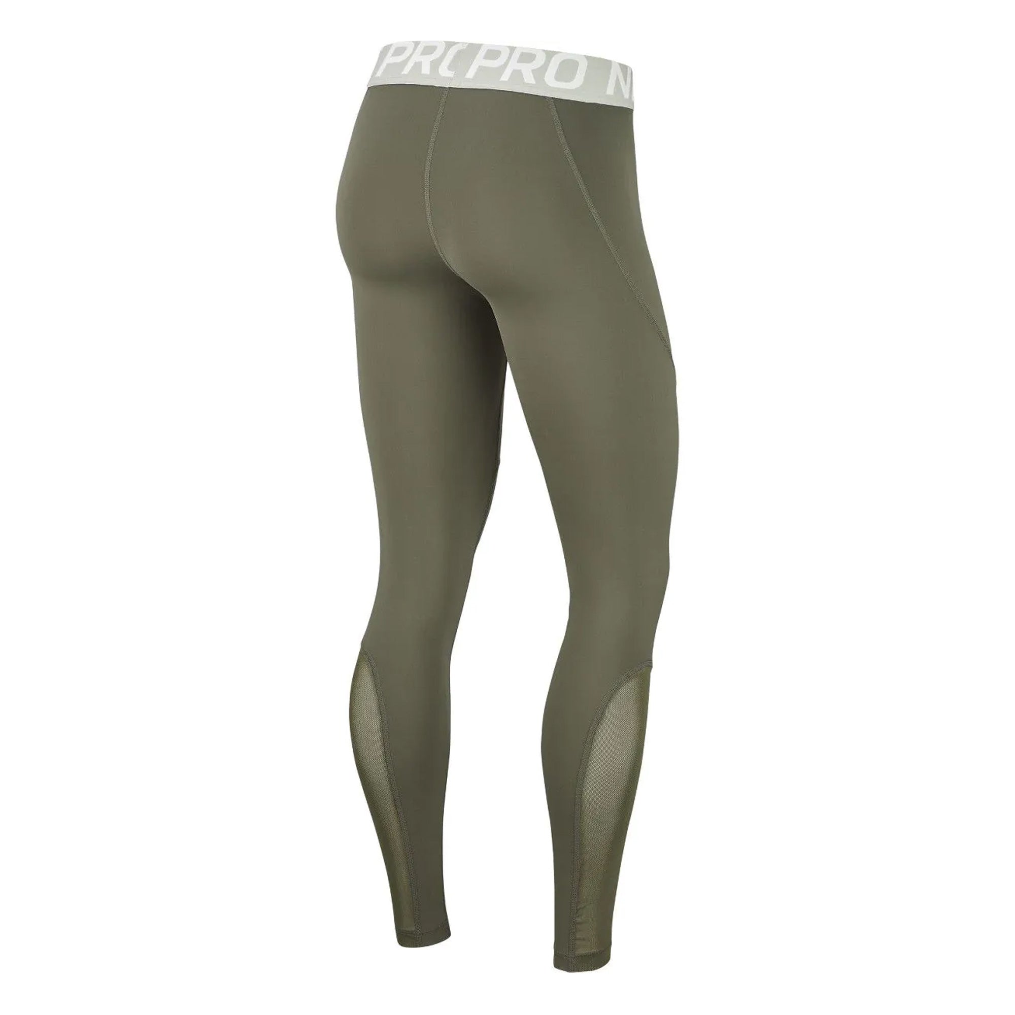 Image of Nike Womens Pro Tights Juniper Fog/White Back