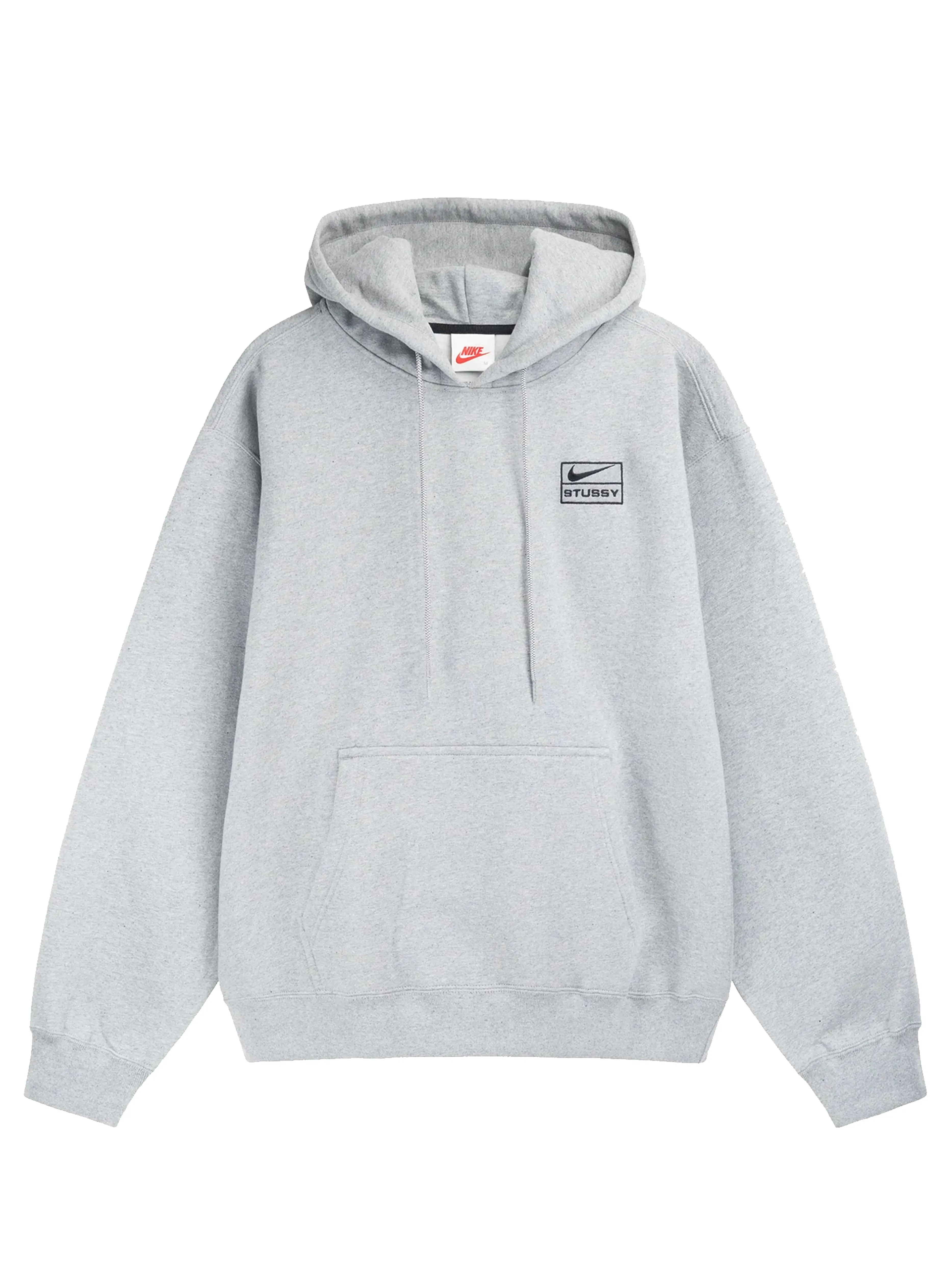 Image of Nike x Stussy Hoodie Heather Grey Prior