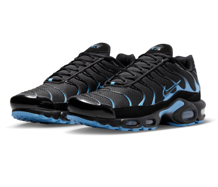 Image of Men's Nike Air Max Plus TN (Black/University Blue)