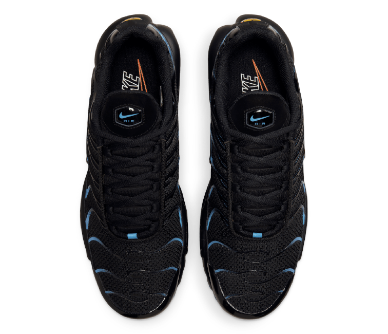 Image of Men's Nike Air Max Plus TN (Black/University Blue)