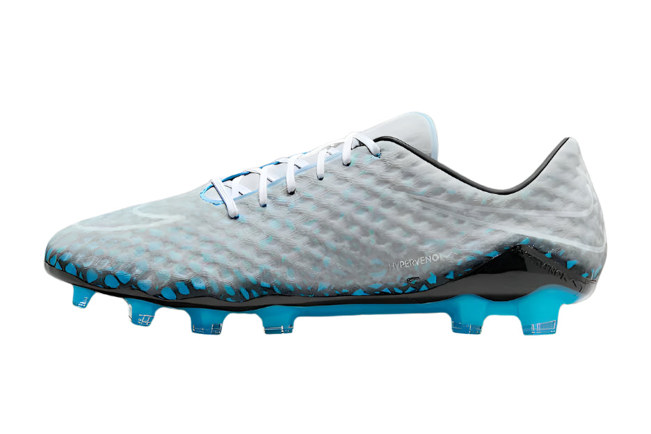 Image of Close-up of Nike Hypervenom Phantom RGN Transform Hydra Elite FG football boots with dynamic color-shifting design – elite firm ground soccer cleats