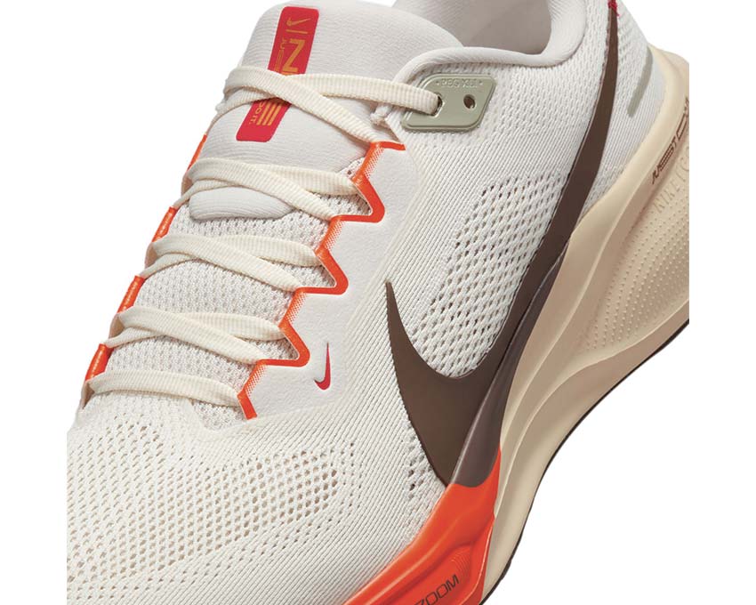 Image of Nike Pegasus 41 Sail / Ironstone - LT Khaki - Safety Orange HV5975-102
