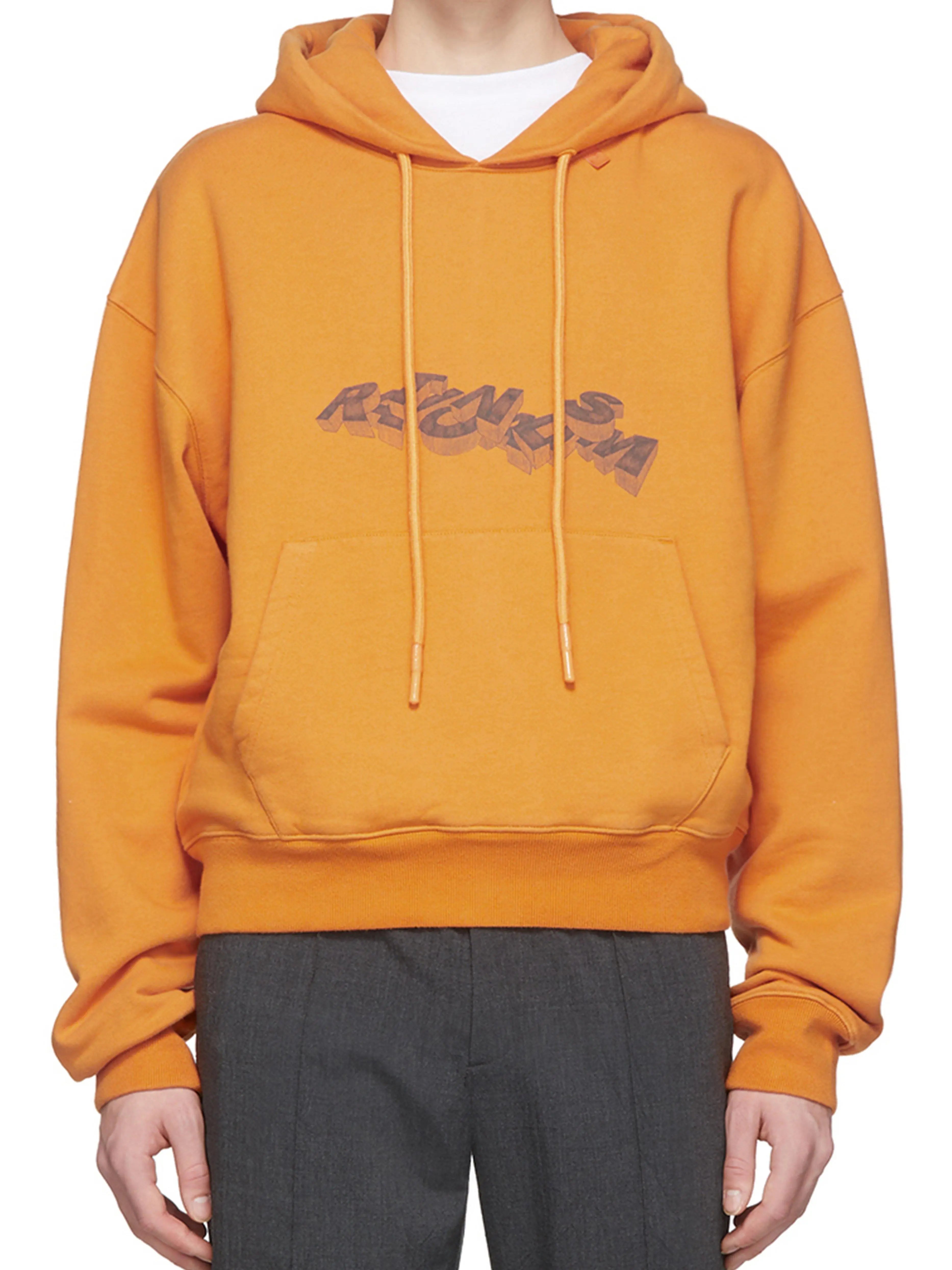 Image of OFF-WHITE 3D Pencil Over Hoodie Orange Off-White