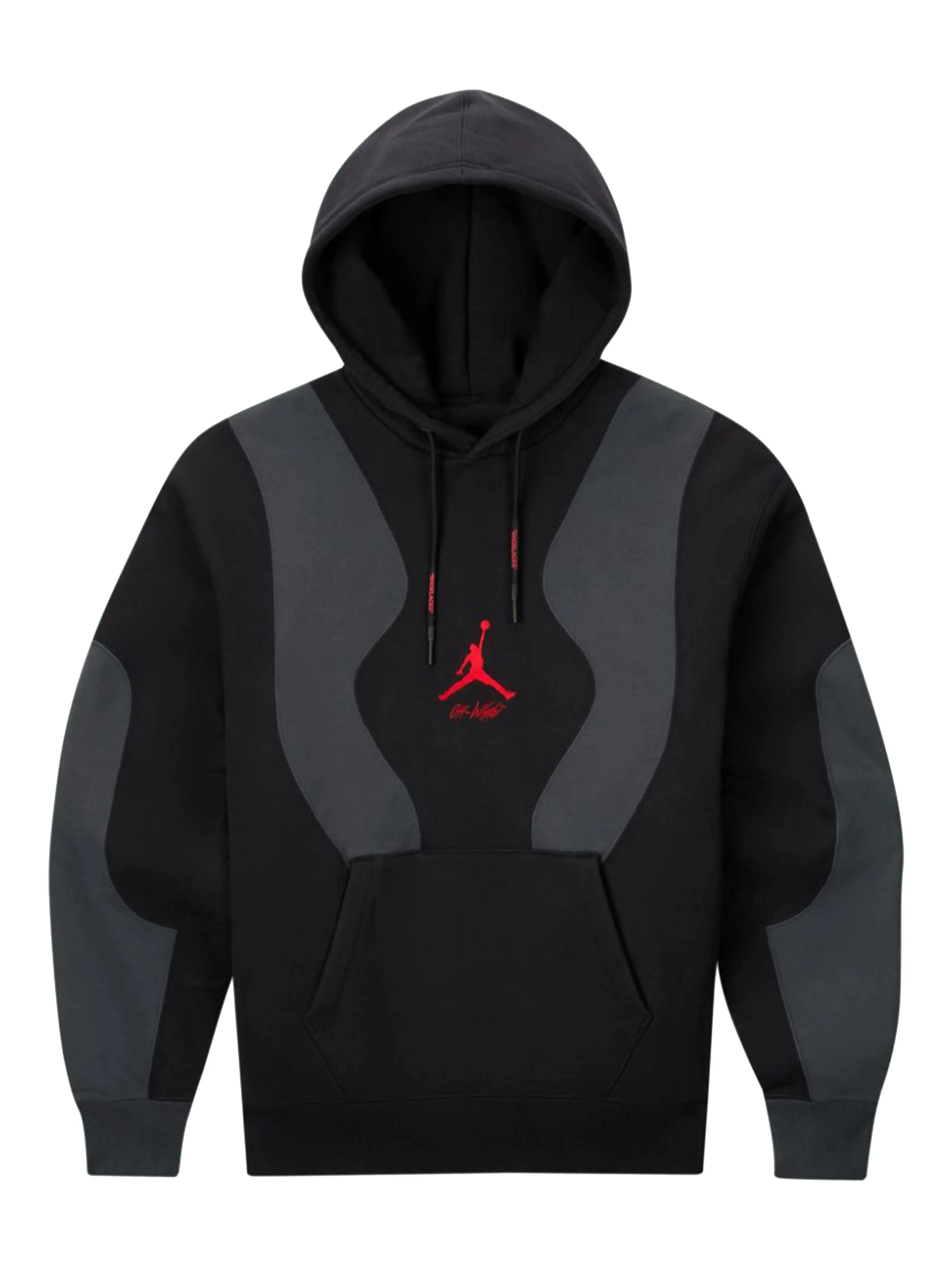 Image of OFF-WHITE x Jordan Hoodie Black [SS20] Prior